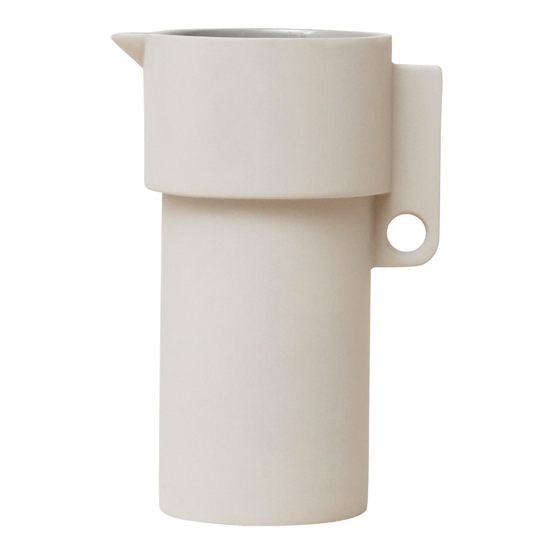 Herman Studio Alcoa Pitcher - Elegant Glass Pitcher for Water, Juice & Cocktails - Perfect for Entertaining, Dining & Home Decor
