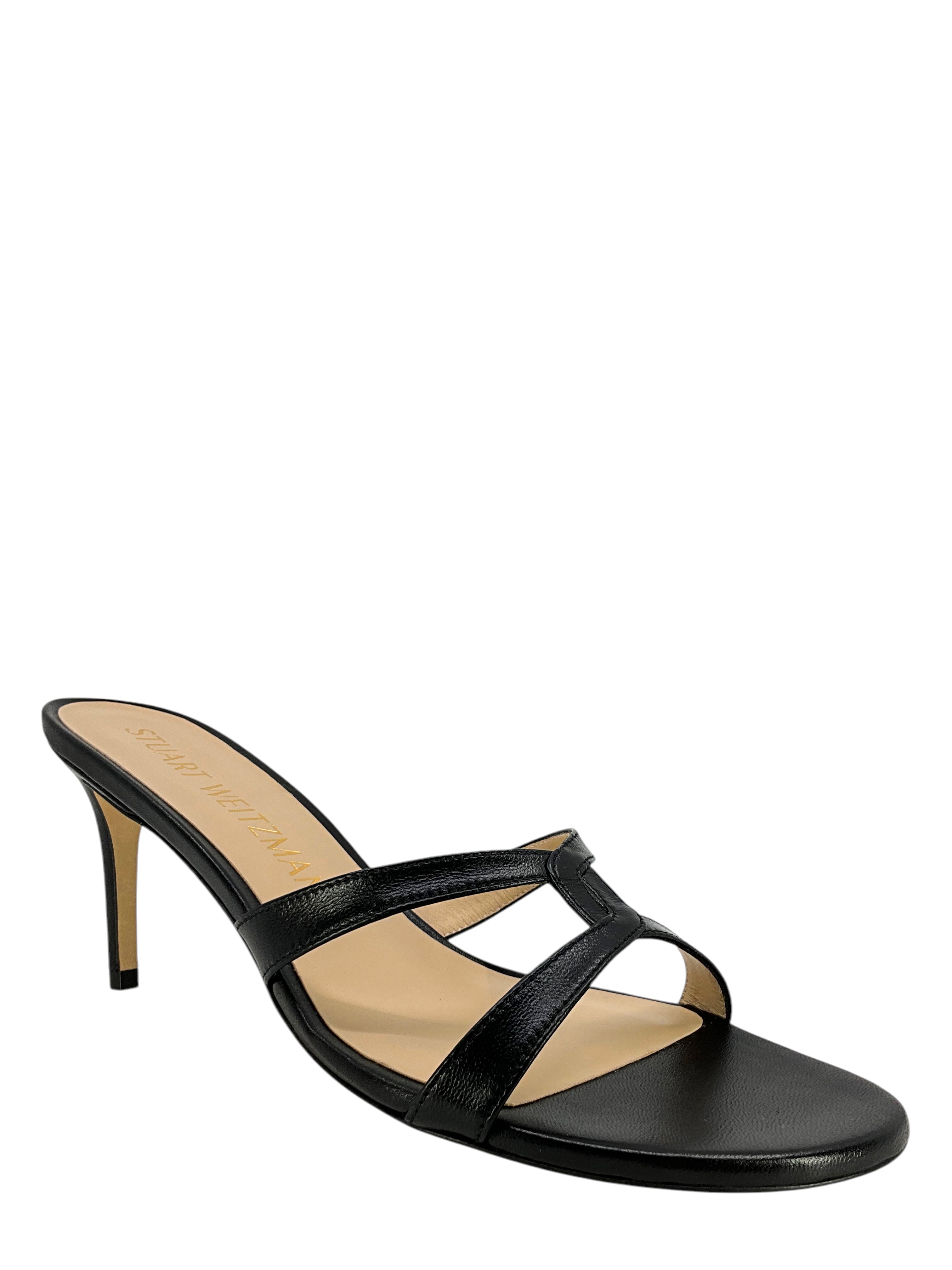 STUART WEITZMAN Soiree Sleek 75 Sandals for Women Size 10 | Elegant High Heel Dress Sandals for Weddings, Parties & Evening Events