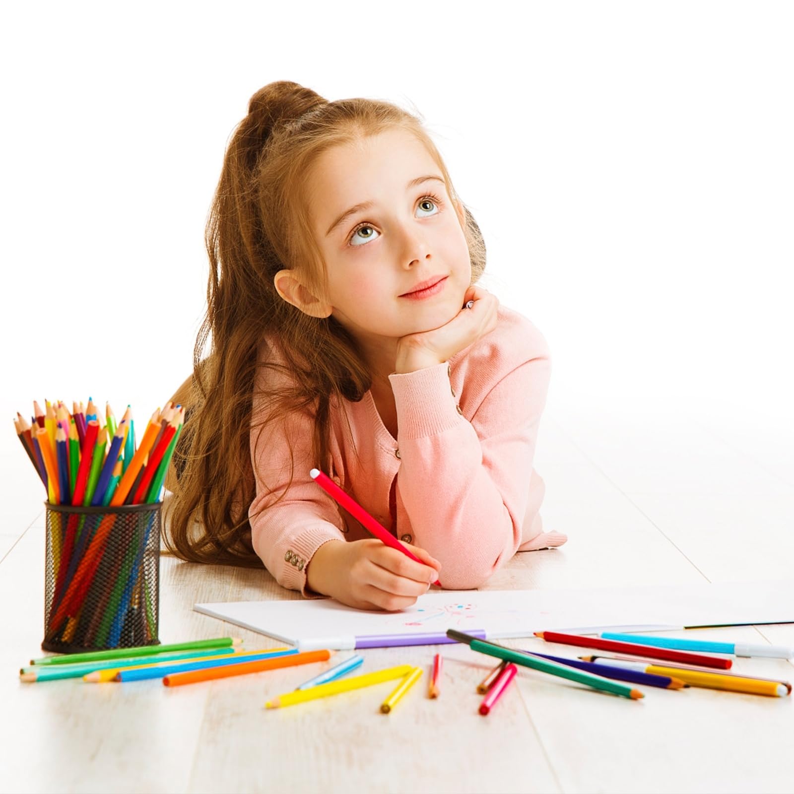 2 Rolls White Drawing Paper for Kids - Easel Paper Pad for Painting Practice, Sketching & Art Projects - Blank Sketch Paper, Rice Paper Replacement - Ideal for Toddlers, Classroom & Home Art Activities