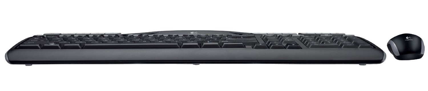 Logitech MK345 Wireless Keyboard and Mouse Combo - 2.4GHz Unifying Receiver, 3-Year Battery Life, Multimedia Hotkeys for PC/Laptop - Perfect for Home Office, Gaming & Productivity