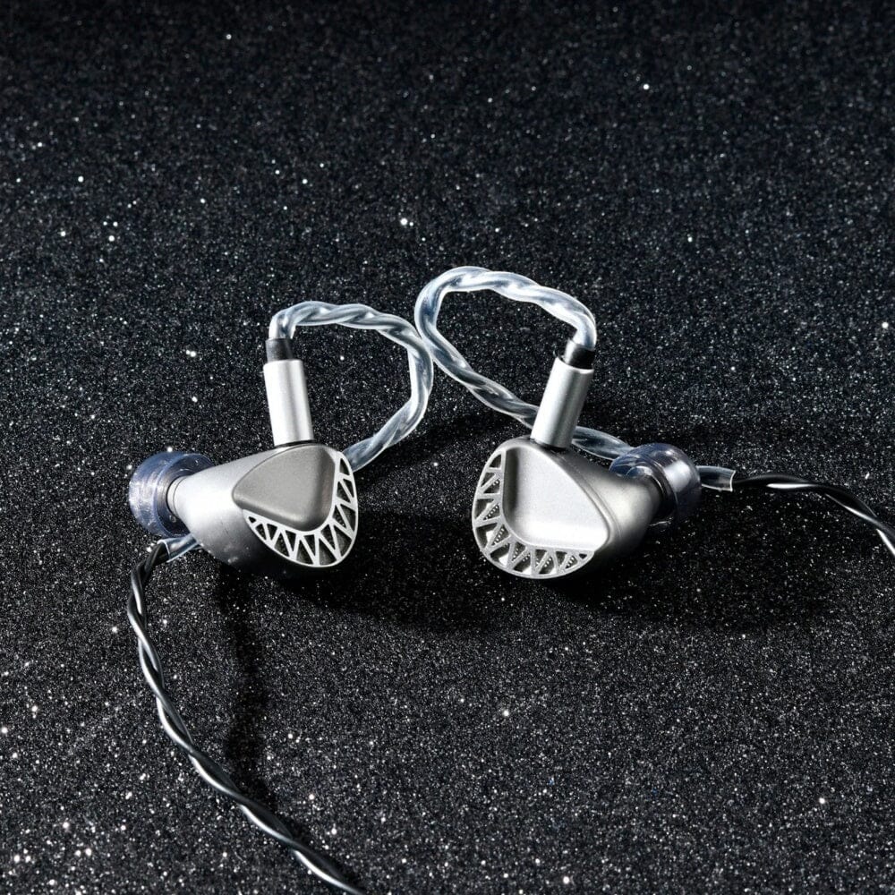 Unique Melody Maven II Crescent Tribrid IEMs - 2 Dynamic Drivers + 4 Balanced Armatures + 4 Electrostatic Drivers | Premium Audiophile Earphones for Music Lovers & Studio Professionals