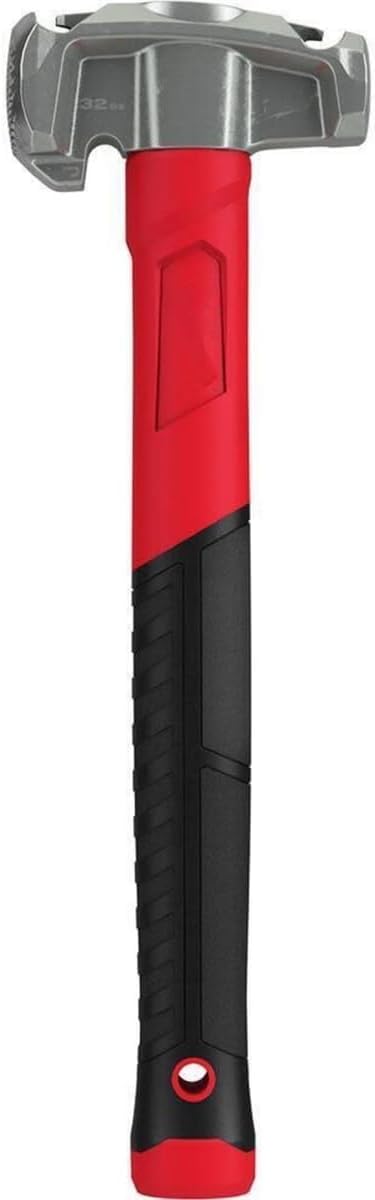 Milwaukee 48-22-9040 4-in-1 Lineman's Hammer with Smooth Strike Face & High-Strength Fiberglass Handle - Ideal for Electrical Work, Construction, and Utility Maintenance