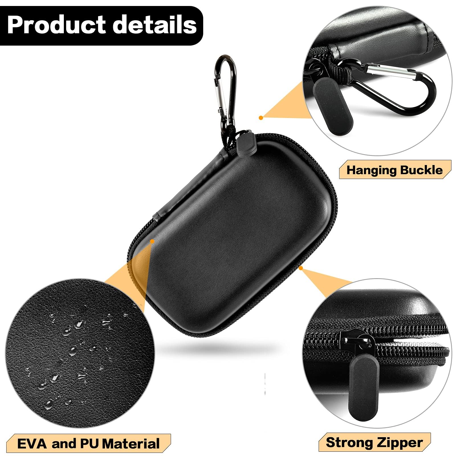 Anker PowerCore 10000 Portable Charger Case - 10000mAh Power Bank Storage Holder Box for Anker Nano (Black) | Perfect for Travel, Camping & Everyday Charging Protection