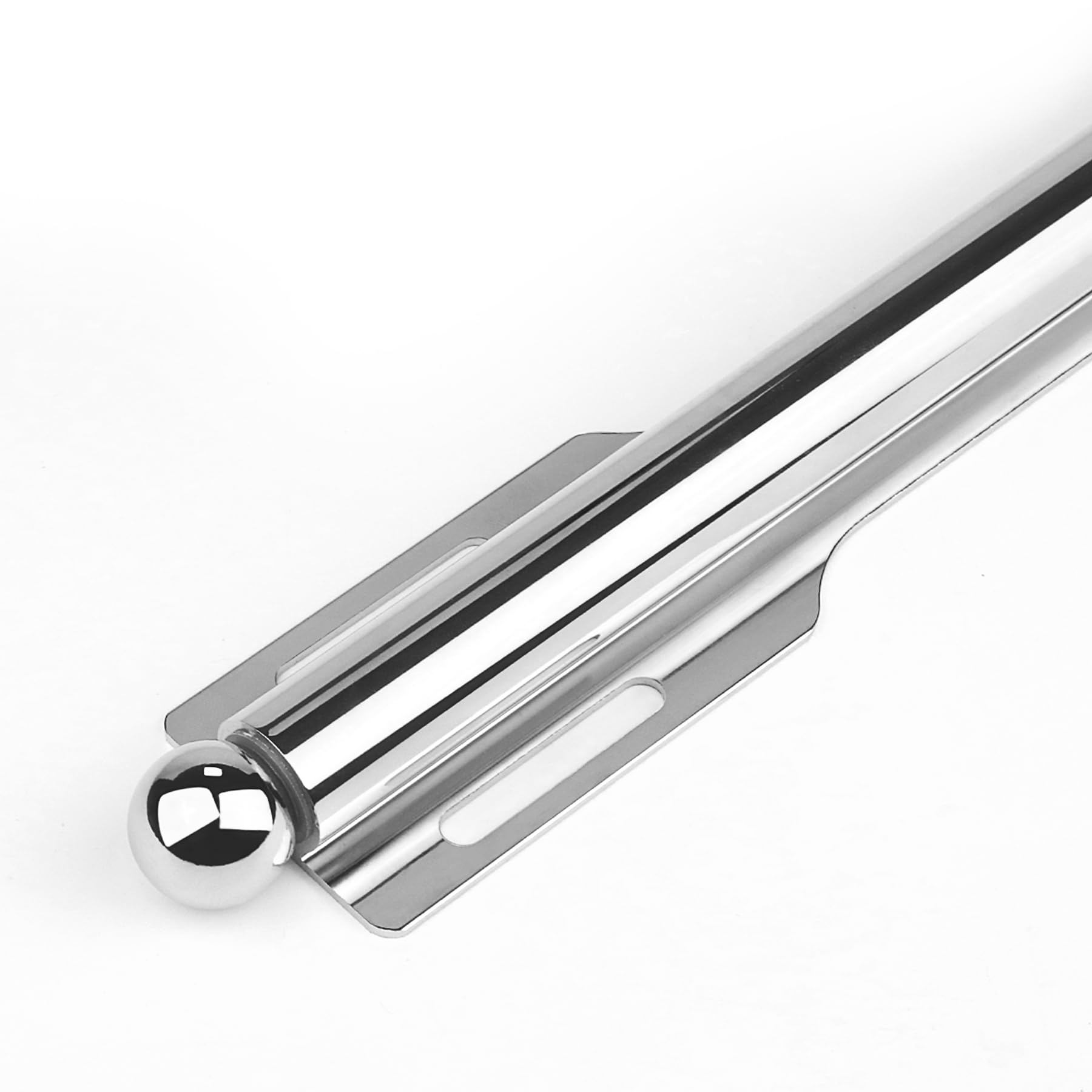 FIRJOY Pull-Out Closet Valet Rod - Silver | Space-Saving Closet Organizer for Hanging Clothes, Suits & Accessories | Perfect for Bedrooms, Walk-In Closets & Dorm Rooms