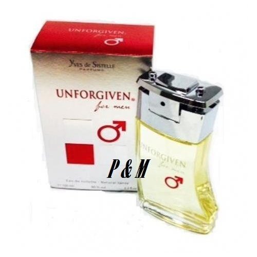 Unforgiven by Yves De Sistelle - Men's Cologne Eau de Toilette Spray 3.3 oz / 100ml - Fresh Woody Scent for Date Night & Special Occasions