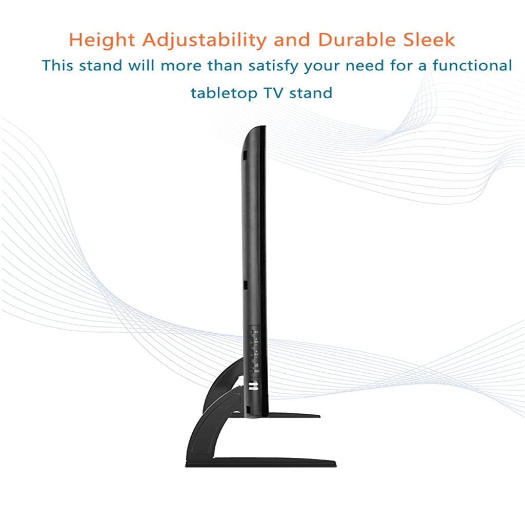 Universal TV Stand for 32-65 Inch Flat Screen TVs - Adjustable Desktop Monitor Mount with VESA 600x800mm Compatibility - Perfect for Home, Office, and Gaming Setups