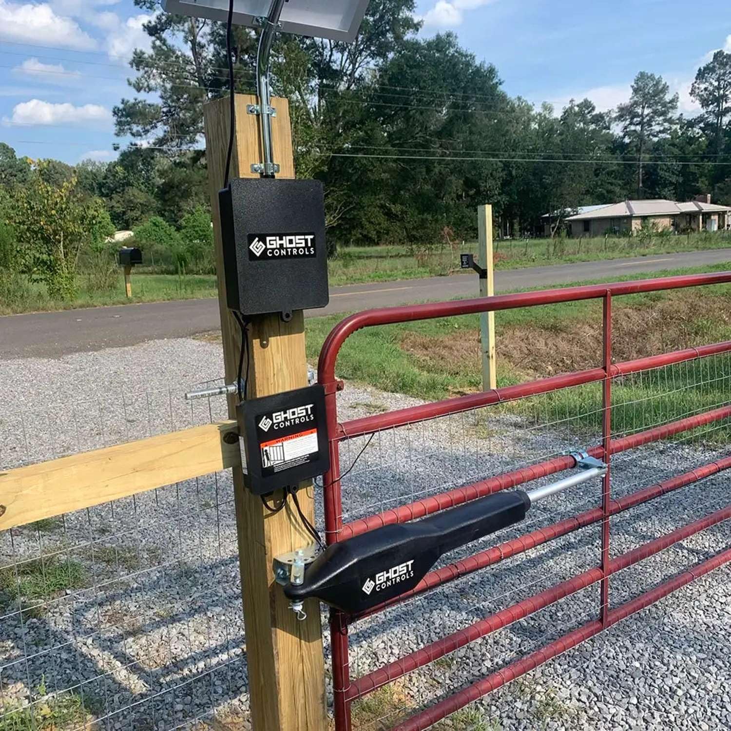 Ghost Controls ABBT2 Battery Box Kit - 2 Batteries Included for Reliable Power Supply | Perfect for Automatic Gate Openers and Solar Panel Systems