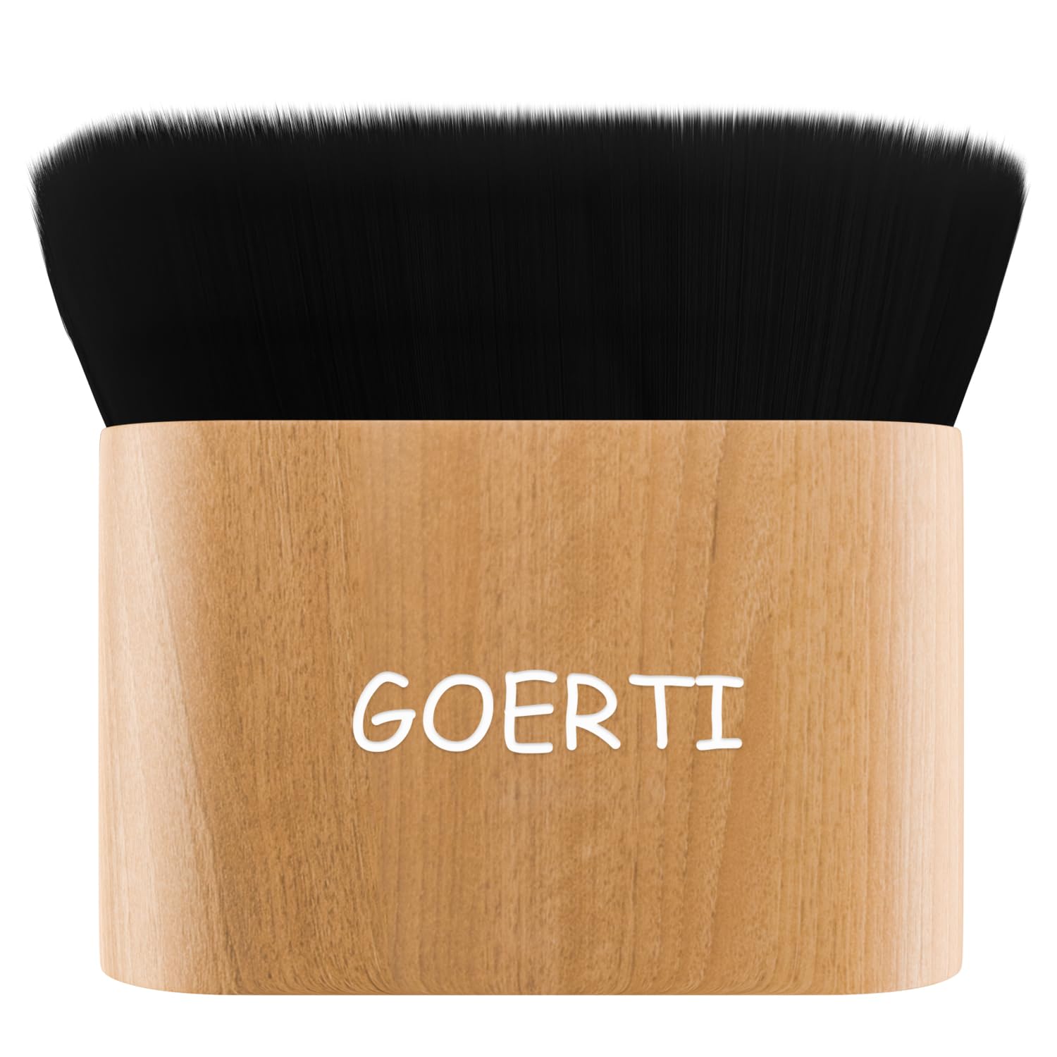 Premium Kabuki Makeup Brush for Liquid Foundation, Highlighter, Bronzer & Concealer - Soft Fluffy Bristles with Bamboo Handle - Perfect for Full Body Makeup & Contouring - Ideal for Professional Makeup Artists & Home Use
