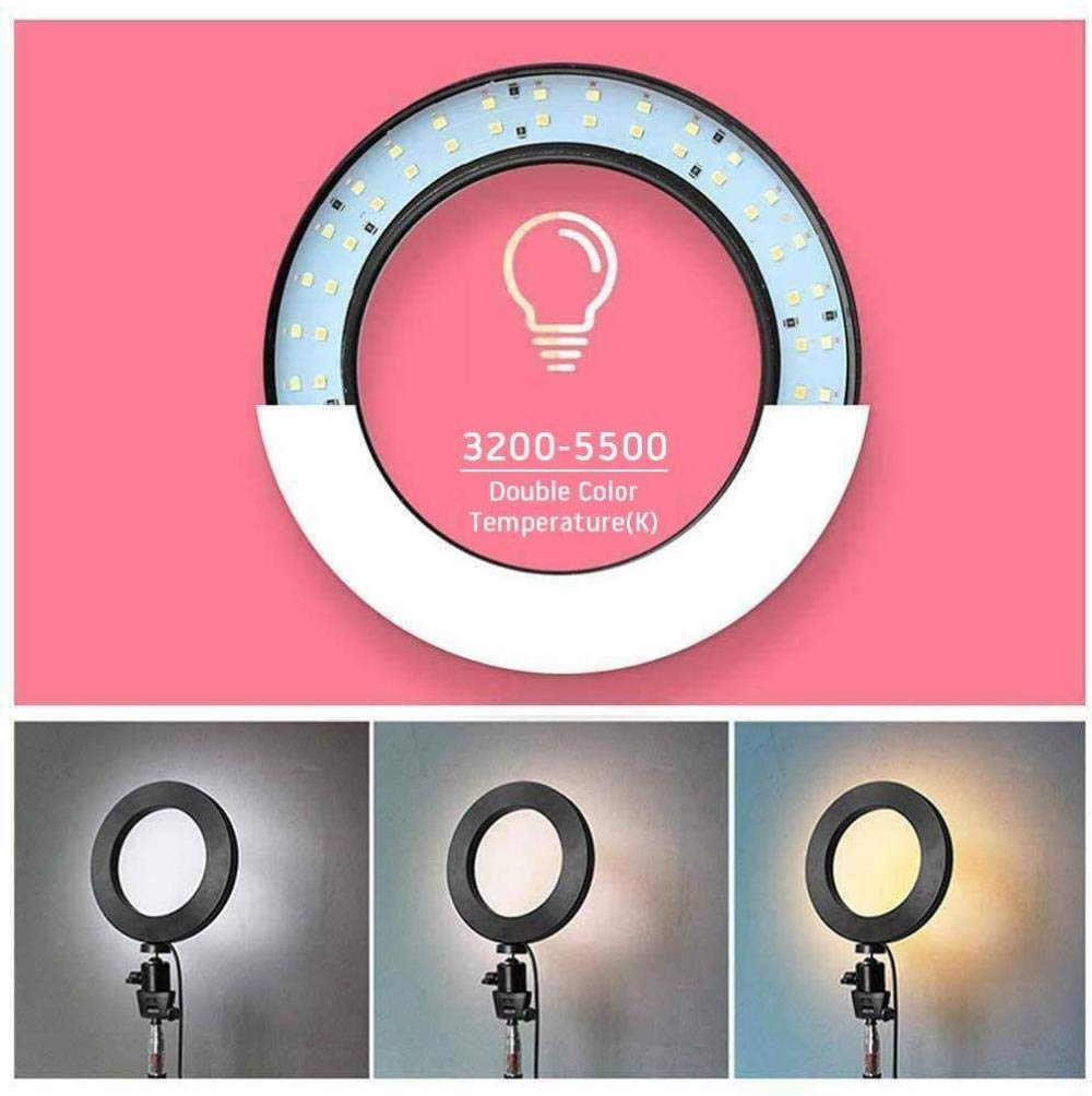 Best LED Ring Light for Live Streaming & Video Calls - 14.5/16/20cm Adjustable Phone Stand with Brightness Control - Perfect for TikTok, YouTube, Instagram & Beauty Makeup Videos