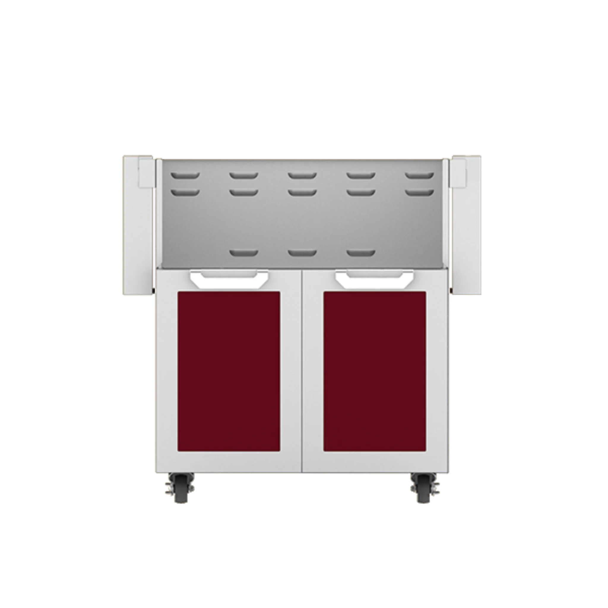 Hestan GCD30 30-Inch Outdoor Tower Cart with Double Doors - Heavy Duty Stainless Steel Storage Cabinet for Patio, Garden, and Poolside Use