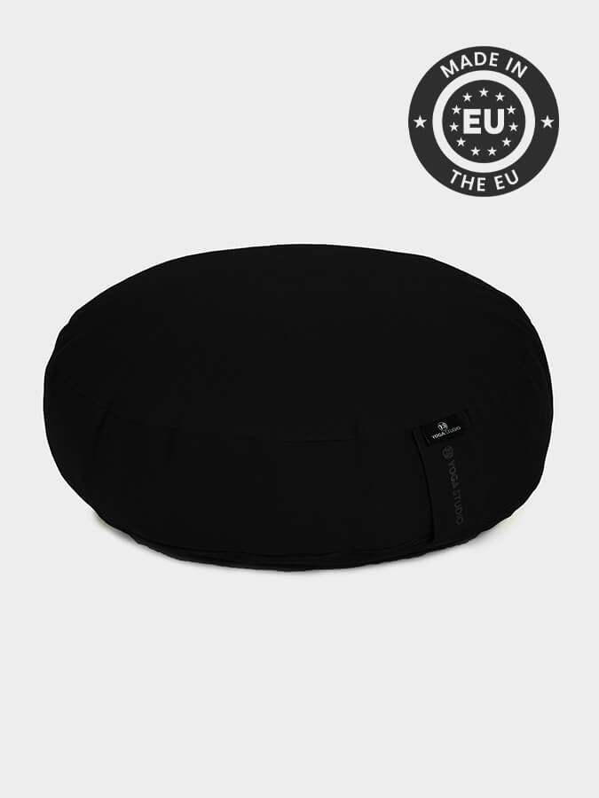 Organic Buckwheat Meditation Cushion for Yoga & Zen Practice - Comfortable Zafu Pillow for Home Studio, Meditation, and Mindfulness - Perfect for Stress Relief & Relaxation