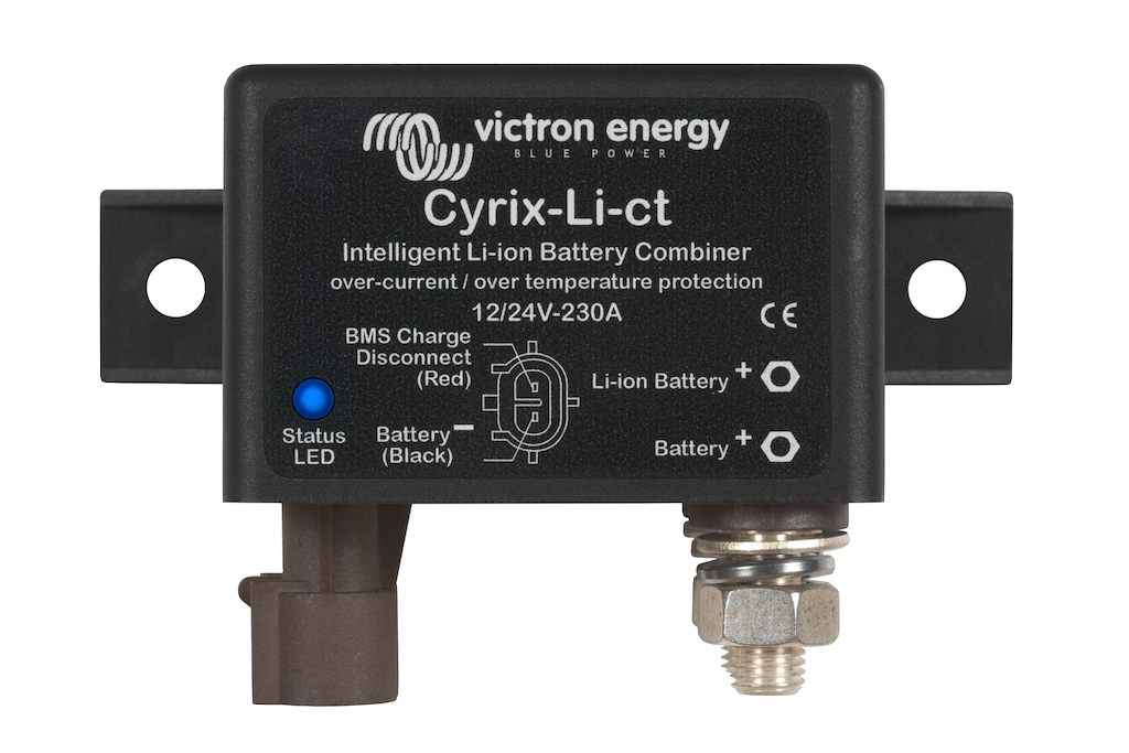 Cyrix Li 12V/24V 230A Battery Combiner Isolator - Perfect for Marine, RV, and Off-Grid Solar Power Systems