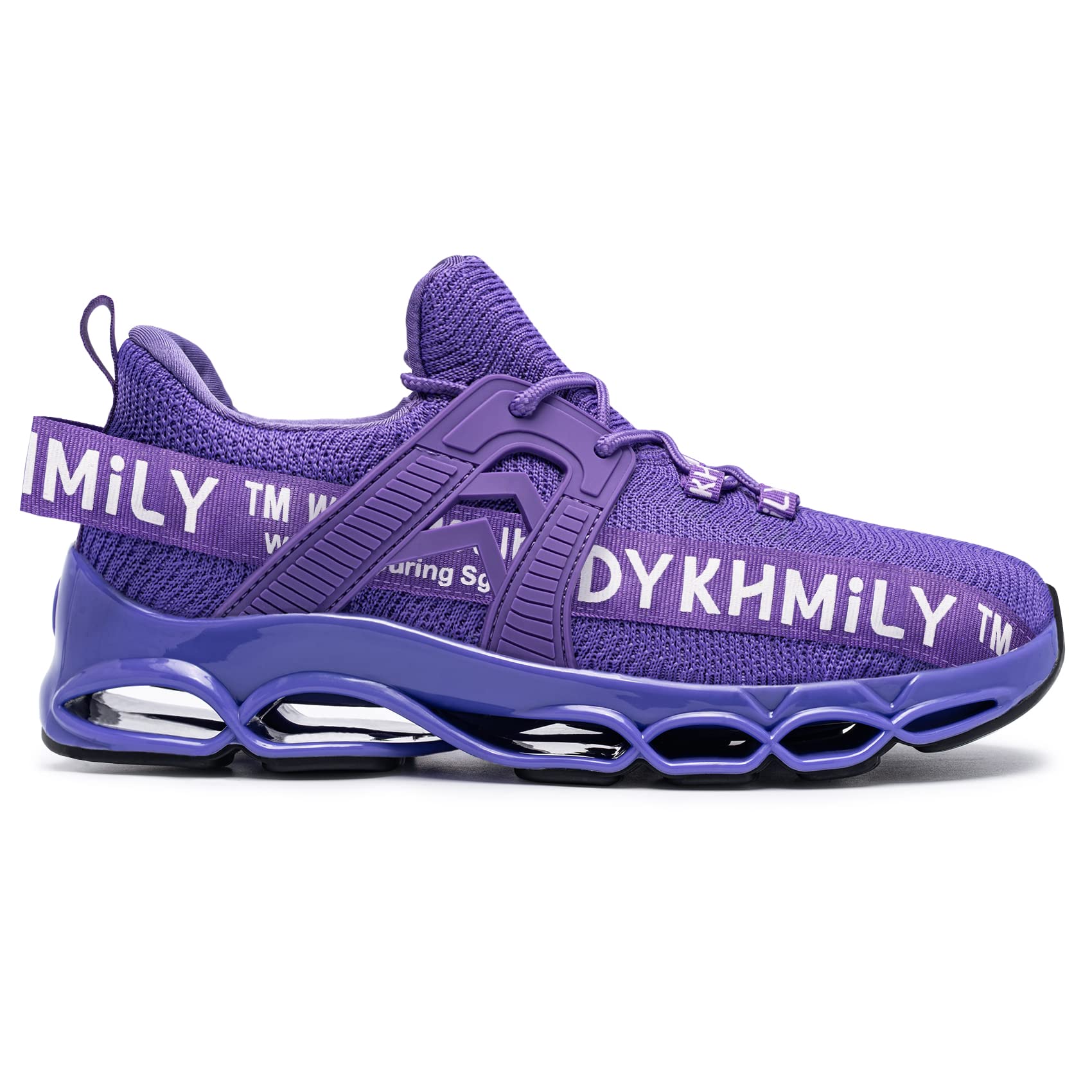 DYKHMILY Women's Steel Toe Work Sneakers - Lightweight Slip-On Safety Shoes with Breathable Design for Construction, Warehouse & Outdoor Work