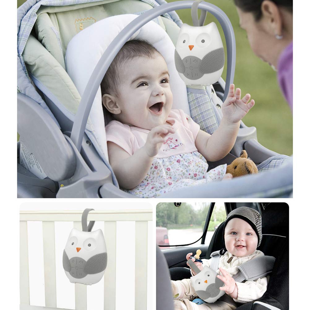 SHENGDONG White Noise Machine for Baby Sleep - Portable Sound Soother with 6 Relaxing Sounds, Night Light & Timer - Perfect for Nursery, Travel & Office Use