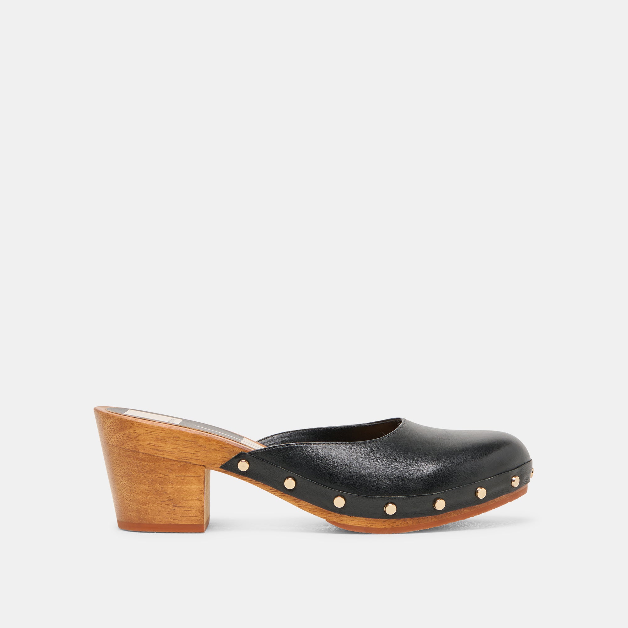 CAMYN Women's Black Leather Heels - Stylish High Heels for Office, Party & Evening Events