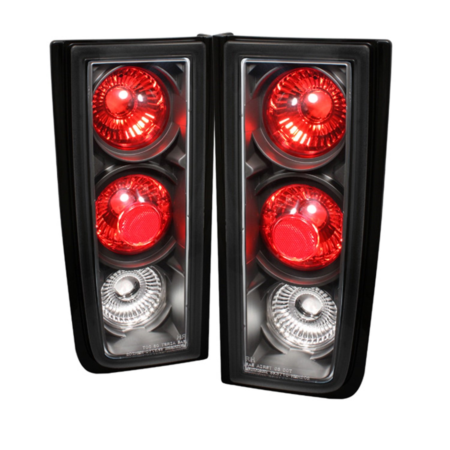 Spyder Auto Spyder 5005199 Black Euro Style Tail Lights for 2003-2009 Hummer H2 (Non H2T) - Upgrade Your Ride with Sleek Look & Enhanced Visibility