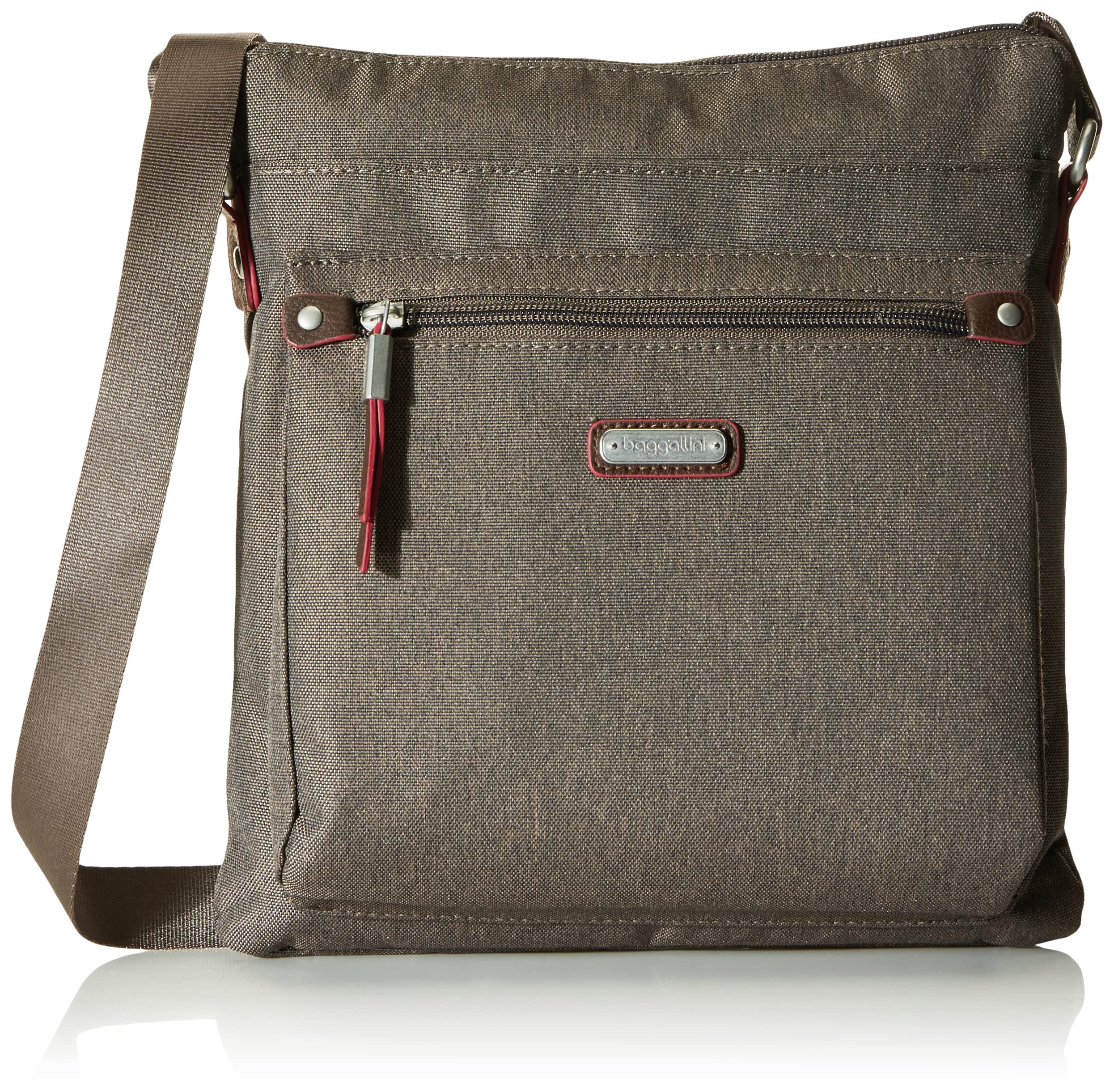 Baggallini New Classic Go Bagg RFID Blocking Crossbody Bag with Phone Wristlet - Perfect for Travel, Shopping & Everyday Use