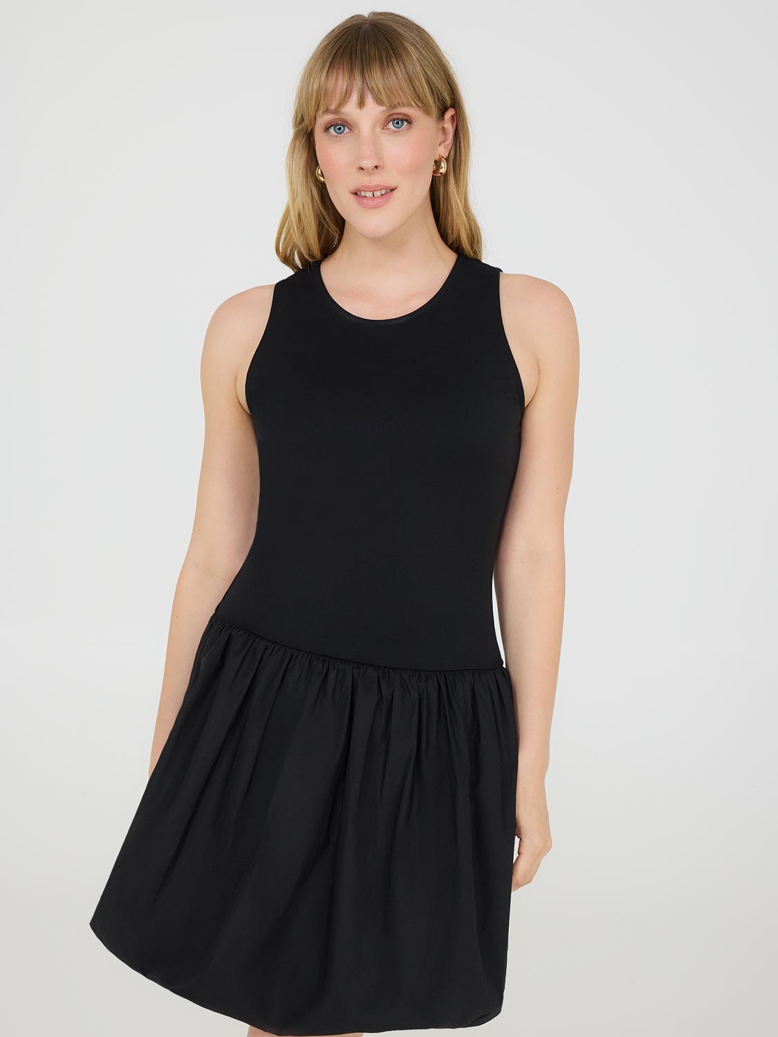 Bubble Hem Mini Dress with Sleeves - Flirty & Feminine Summer Outfit for Dates, Parties & Vacations