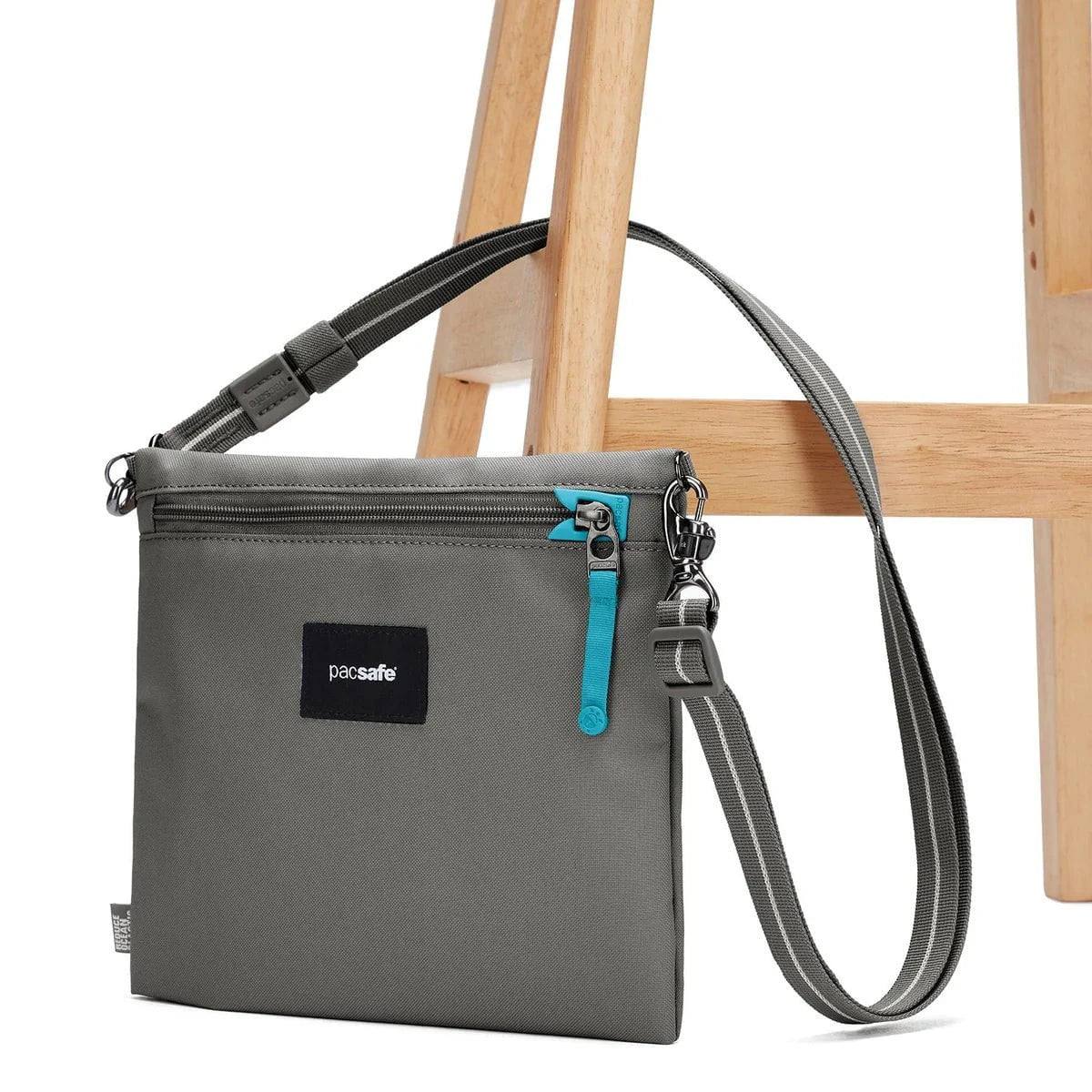 Pacsafe Go Anti-Theft Crossbody Pouch - Secure Travel Bag for Phone, Wallet & Passport - Perfect for Commuting, Sightseeing & Daily Use