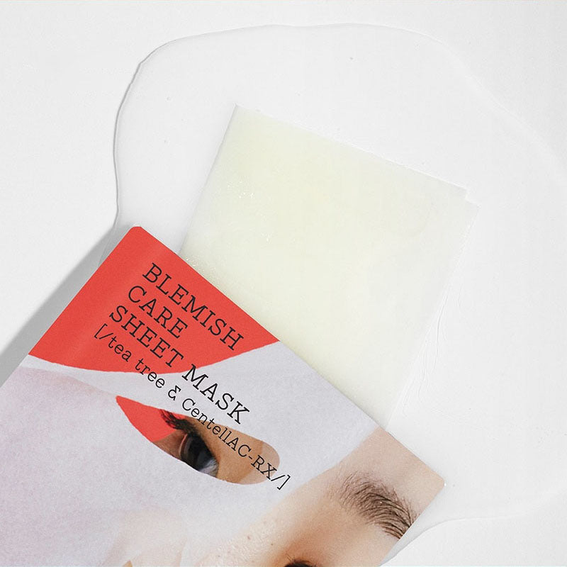 COSRX AC Collection Blemish Care Sheet Mask for Acne-Prone Skin - 26ml (3 Pack) | Korean Skincare for Clear Complexion | Perfect for Daily Use & Travel Skincare Routine