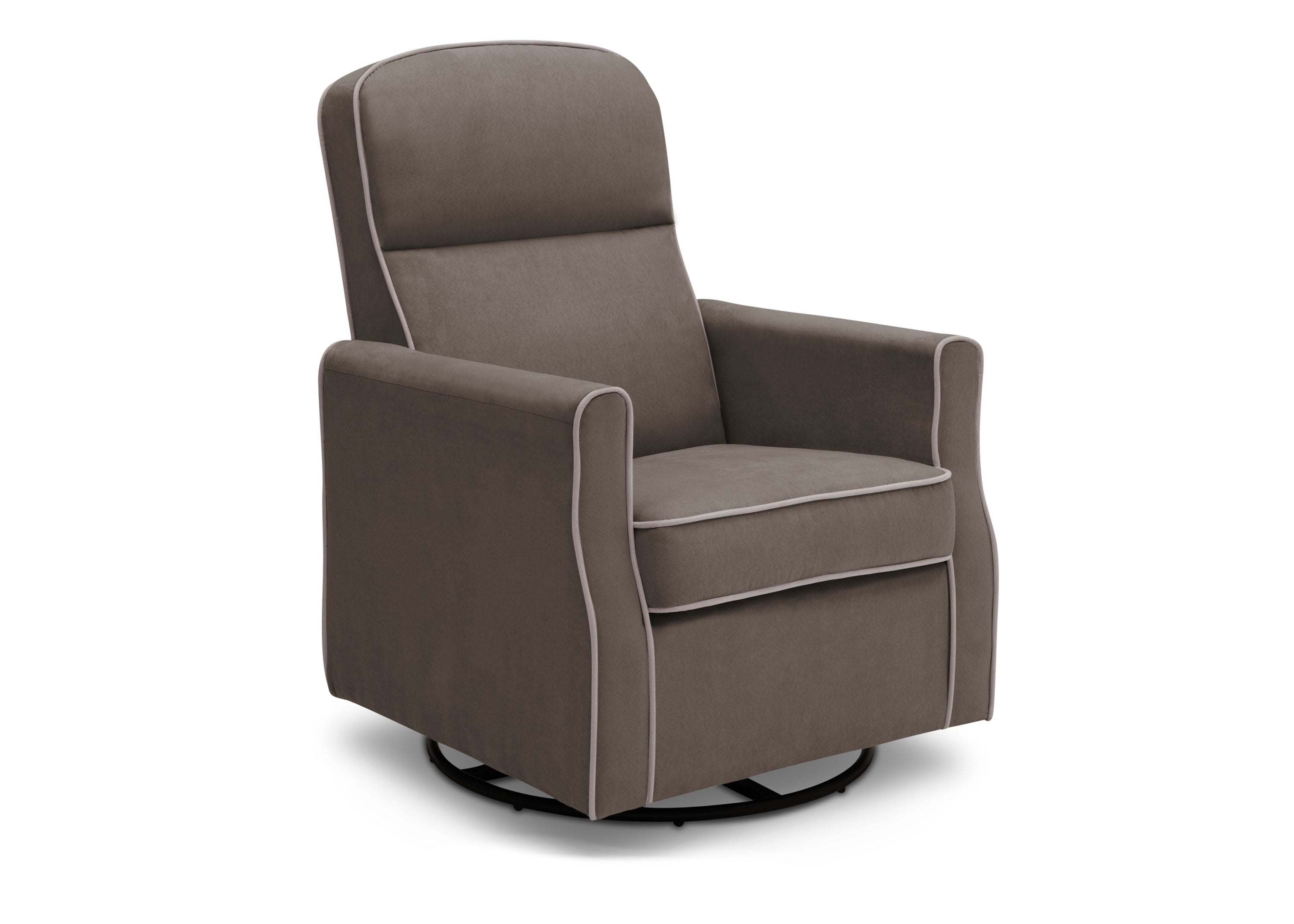 Clair Slim Nursery Glider Swivel Rocker Chair - Modern Baby Nursery Rocking Chair with Smooth 360° Swivel & Glide Motion - Perfect for Breastfeeding, Soothing Baby to Sleep & Nursery Decor