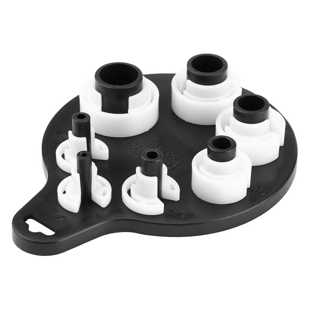 7-Piece Air Conditioner Oil Fuel Line Disconnect Tool Set - Quick Connect Sleeves for HVAC & Automotive AC System Repair & Maintenance