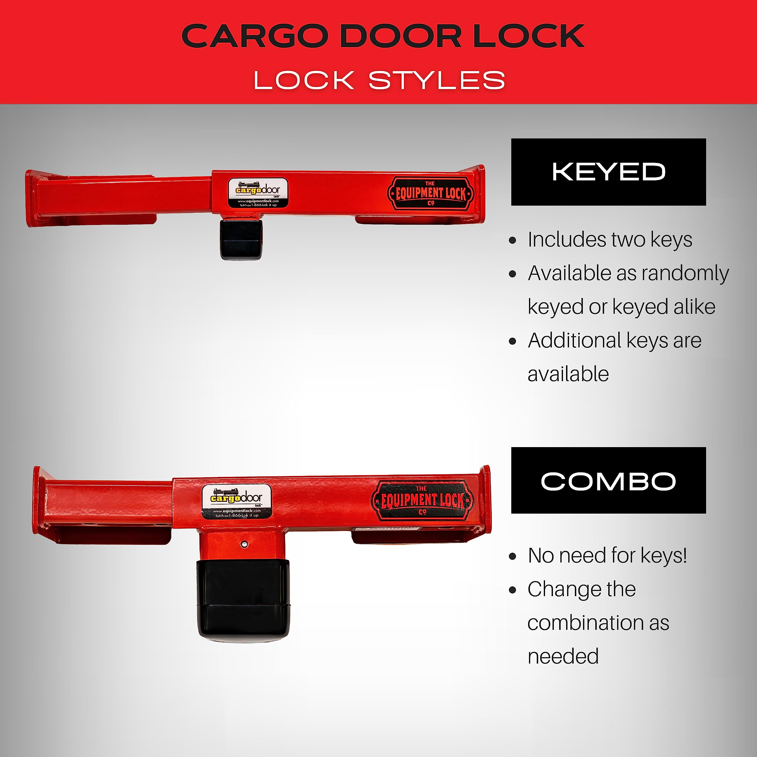 Heavy Duty Semi Trailer Cargo Door Lock - Maximum Security Powder Coated Steel Combination Lock for Truck & Trailer Accessories | Secure Loading Docks, Transport Security & Fleet Protection