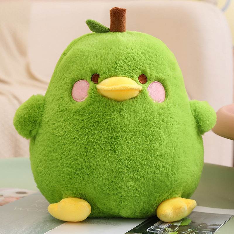 Soft and Squishy Fluffy Pear Plush Toy - Cute Fruit Stuffed Animal for Kids, Home Decor, and Stress Relief - Perfect for Gifts, Nursery Decor, and Cuddling