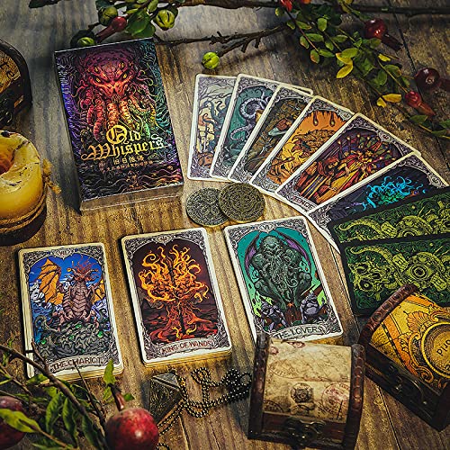 Cthulhu Poker Cards Collection - Rare Limited Edition Playing Cards Set for Card Games, Magic Tricks & Parties - Perfect Gift for Men & Women - Ideal for Cardistry, Game Nights & Halloween Events
