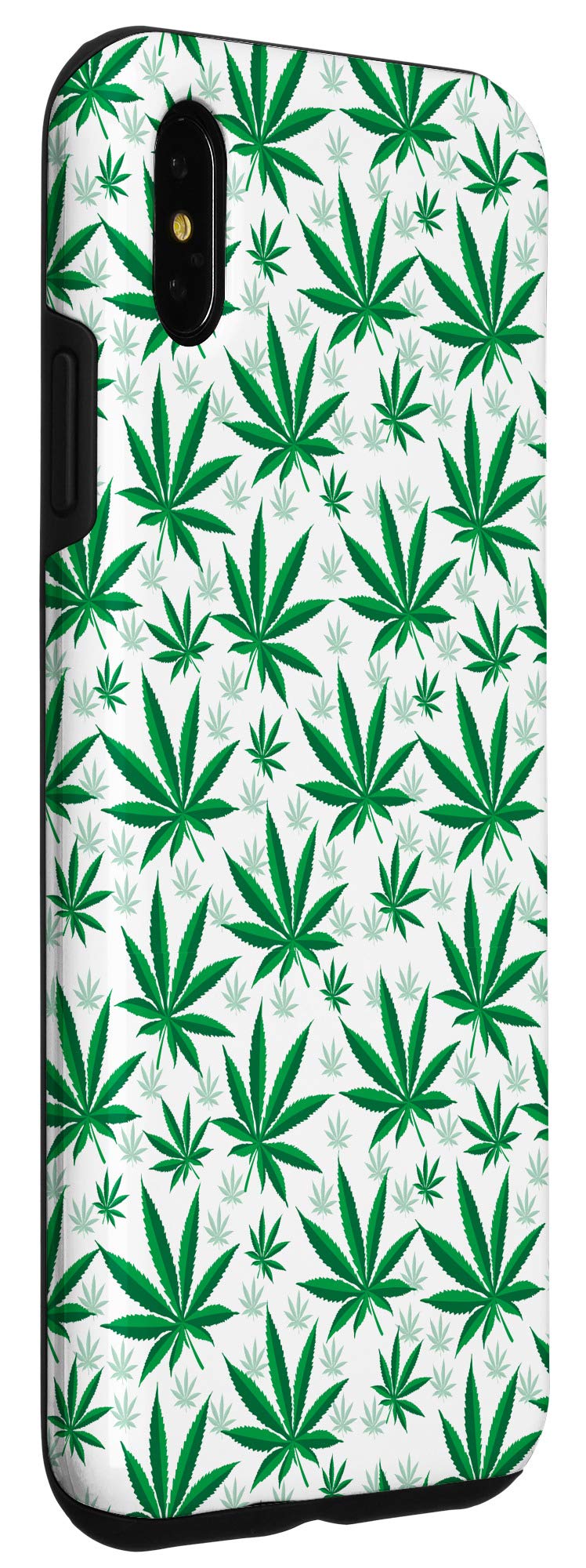 iPhone XS Max Case - Marijuana Leaf Design, Weed & Cannabis Theme - Perfect for 420 Enthusiasts & Stoner Lifestyle