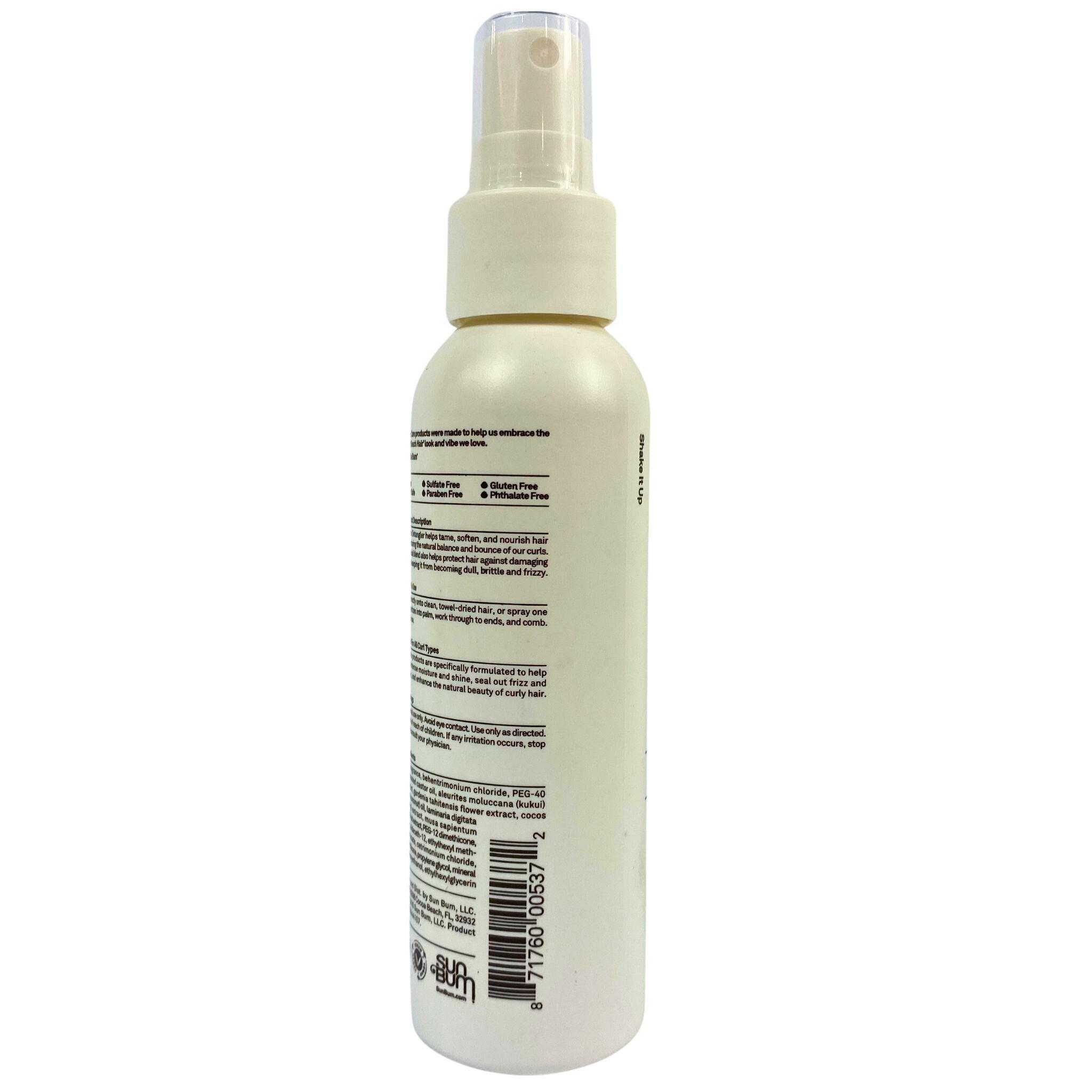 Sun Bum Curls Detangler Nourishing Leave-In Hair Treatment 4oz (33-Pack) - Hydrating Hair Care for Curly & Frizzy Hair - Perfect for Daily Use & Travel