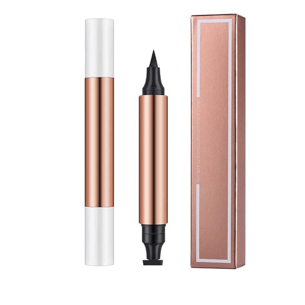 Waterproof & Smudge-Proof Cat Eye Stamp Eyeliner - Winged Eyeliner Stamp for Perfect Cat Eye Makeup | Long Lasting Liquid Eyeliner for Party, Wedding & Everyday Glam Look