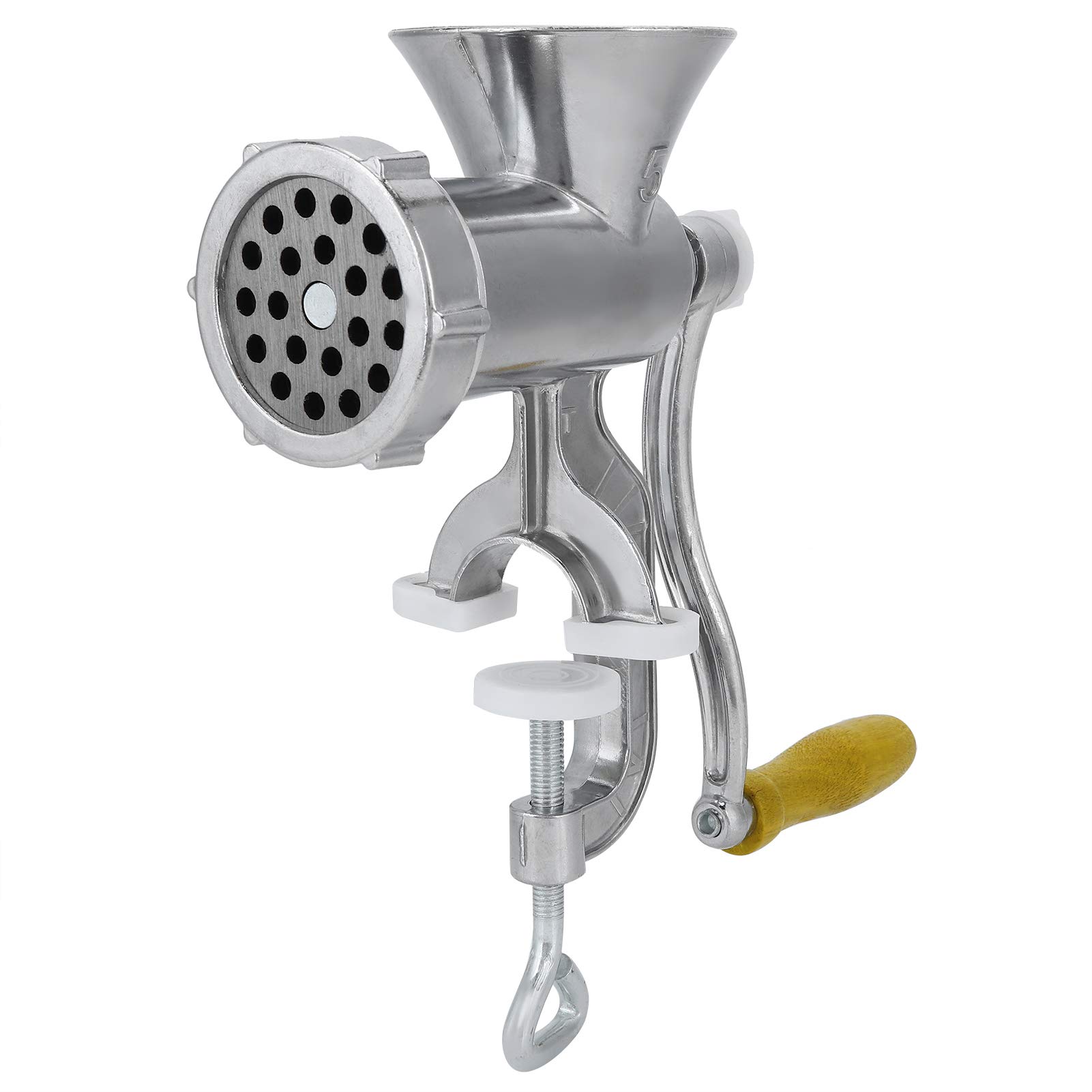 Heavy Duty Manual Meat Grinder - Multifunctional Hand Crank Food Processor with Table Clamp for Home Kitchen | Perfect for Grinding Beef, Pork, Sausage Stuffing & Food Prep | Dishwasher Safe Meat Mincer for Camping, BBQ & Everyday Cooking
