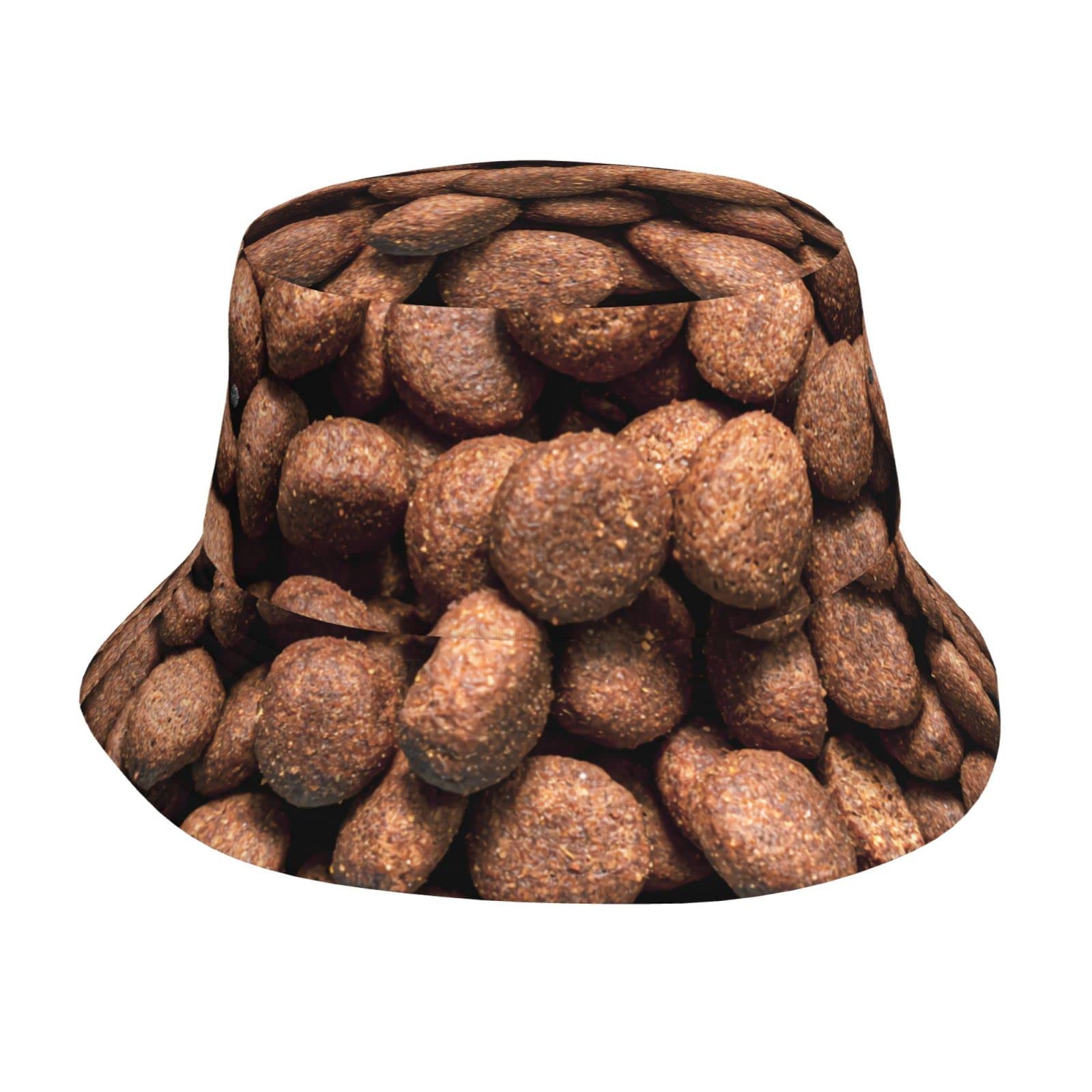 Stylish Unisex Food Pattern Bucket Hat - Funny Summer Fisherman Cap for Women & Men, Packable Travel Beach Sun Hat for Adults & Teens | Perfect for Outdoor Activities, Beach Vacations, and Casual Wear