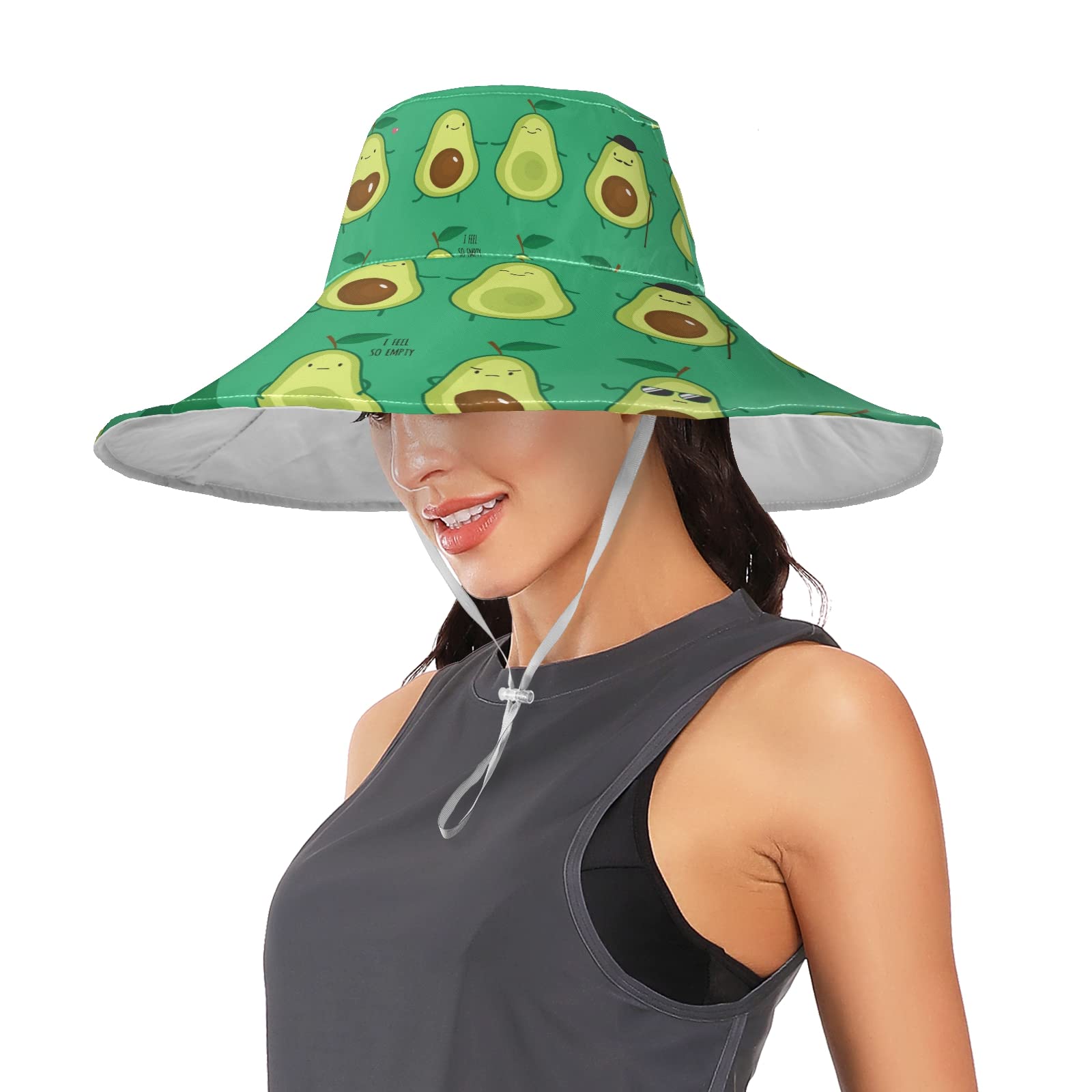 Women's Floppy Sun Hat Wide Brim UPF 50+ UV Protection - Summer Beach Hat for Outdoor, Travel & Vacation - Adjustable Chin Strap, Foldable & Packable