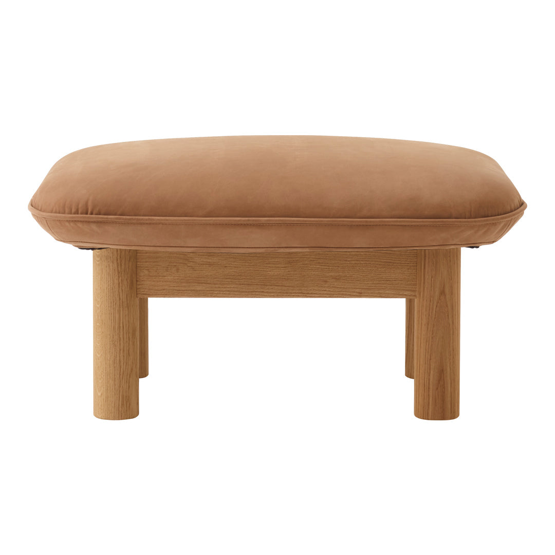 Brasilia Ottoman - Modern Round Storage Ottoman with Lift Top, Upholstered Footrest Stool for Living Room, Bedroom & Office - Perfect for Extra Seating, Storage & Home Decor