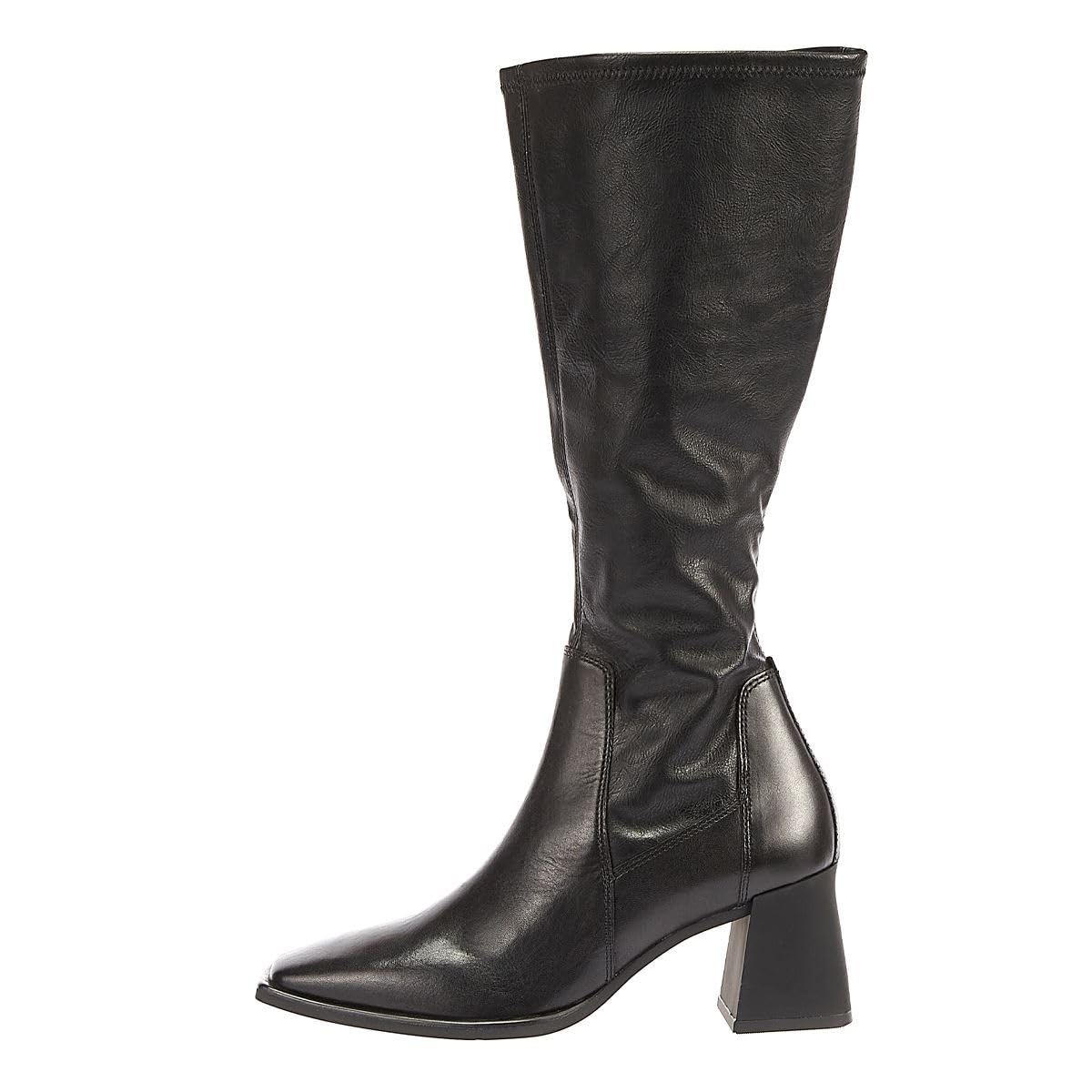 Vagabond Women's Hedda Leather Tall Stretch Boots - Comfortable Knee High Boots for Winter, Fall & Casual Outfits | Waterproof & Stylish Riding Boots for Work, Date Night & Everyday Wear