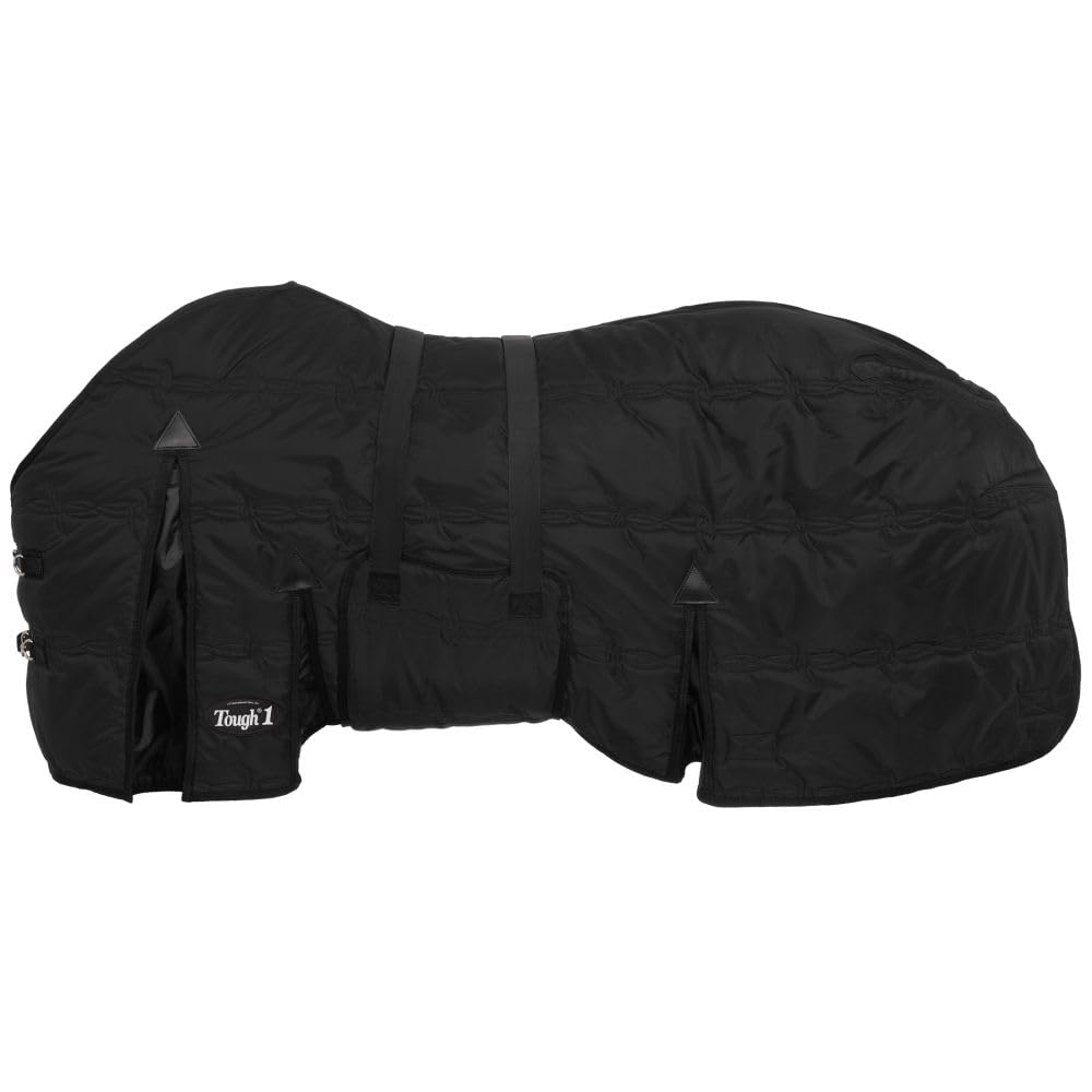 Tough 1 600 Denier Heavyweight Stable Blanket with Belly Warmer - Durable Horse Blanket for Winter & Cold Weather Riding