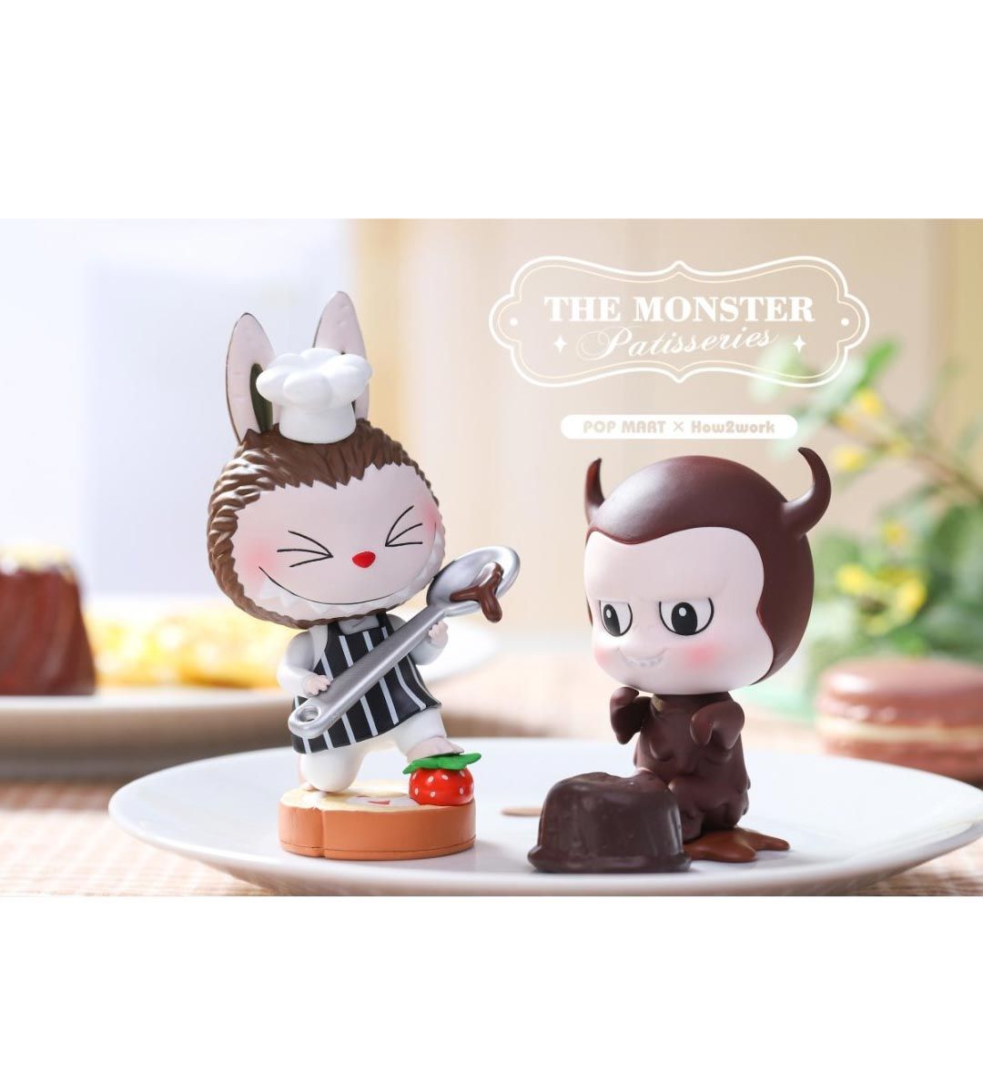 Labubu The Monsters Patisseries Series - Cute Collectible Vinyl Figures for Home Decor, Office Display & Anime Fans Gift
