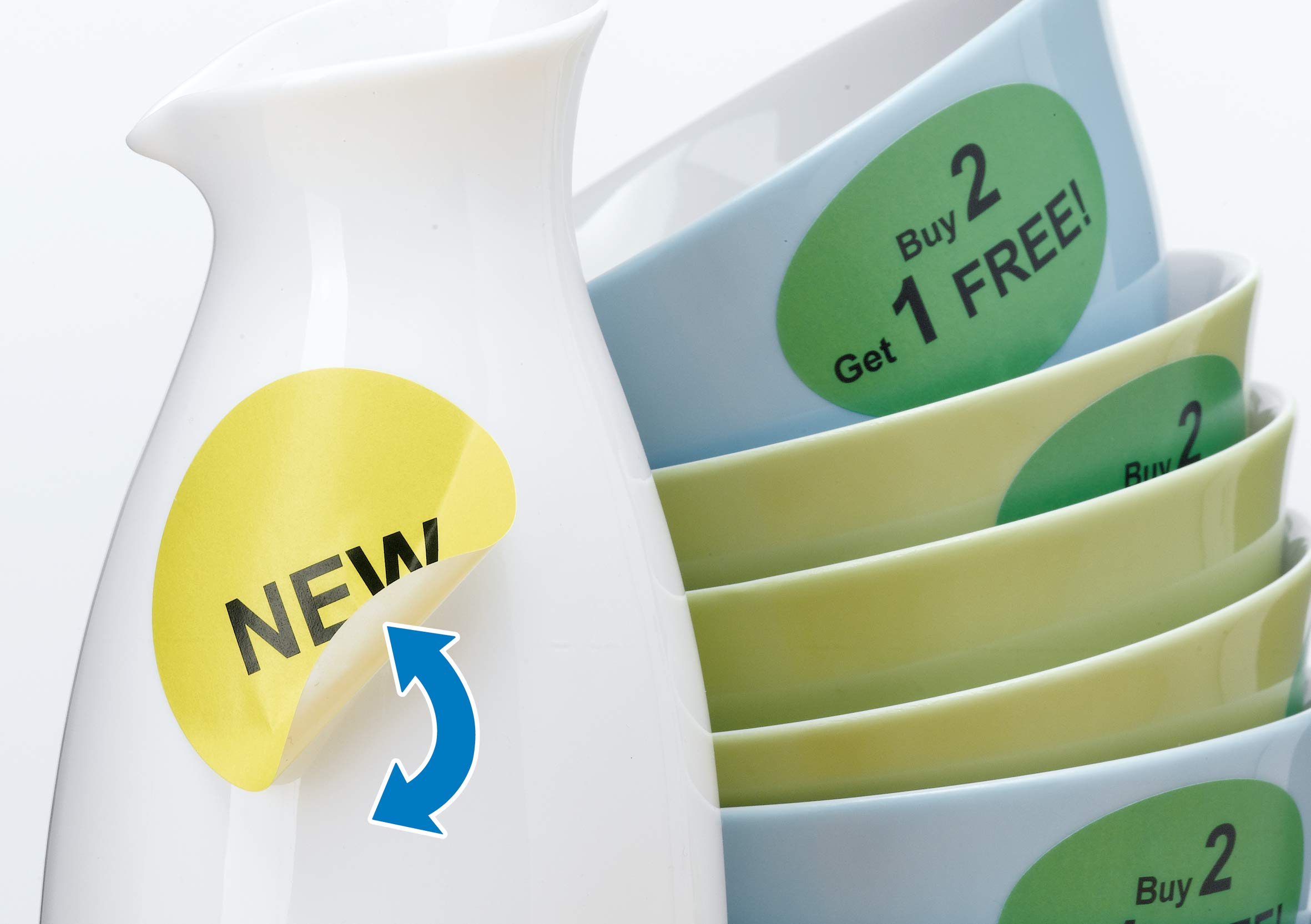HERMA 4380 Removable Oval Labels - 900 Self-Adhesive Blank Stickers (40.6x25.4mm), 36 Labels per A4 Sheet, 25 Sheets - Compatible with Laser & Inkjet Printers - Perfect for Organizing, Mailing, Filing & Craft Projects - White Multipurpose Labels