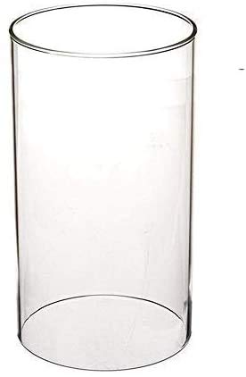 3.5x5 Clear Straight Cylinder Glass Lamp Shade Replacement - Multi-Effect Lighting for Table Lamps, Floor Lamps & Pendant Lights - Perfect for Living Room, Bedroom & Office Decor