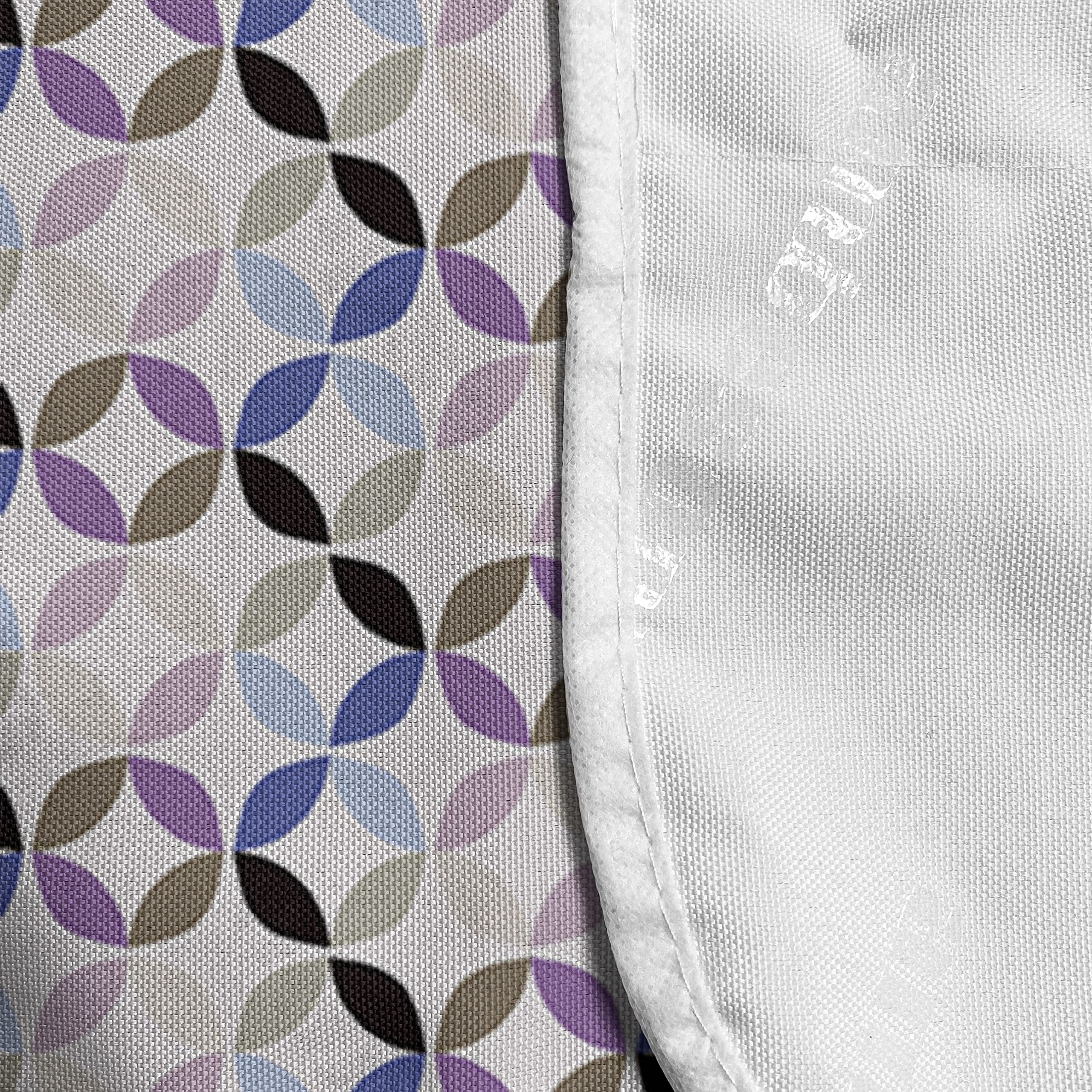 Ambesonne Geometric Circle Microwave Oven Cover - Waterproof Kitchen Organizer with Pockets, 36