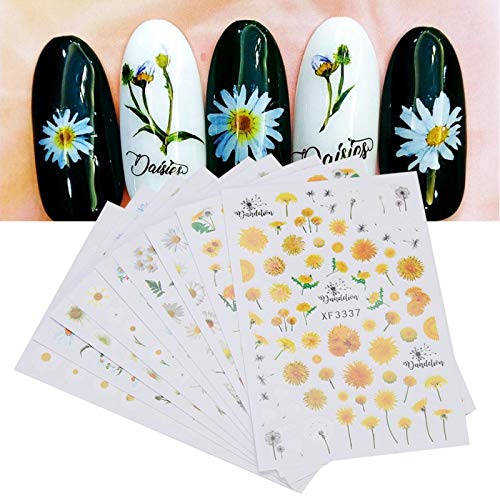 Self-Adhesive Nail Art Stickers - Waterproof Nail Decals for Women, DIY Nail Decorations for Home & Salon Use - Perfect for Parties, Weddings, and Everyday Beauty