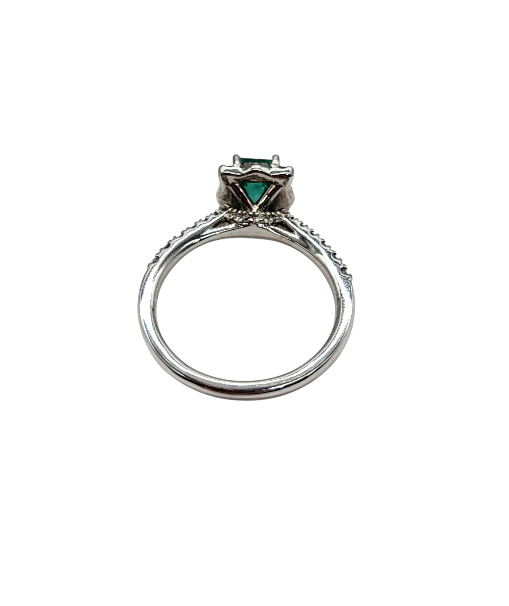 Exquisite Emerald and Diamond Ring for Women | 14K Gold Vintage Engagement Wedding Band | Perfect for Anniversaries, Proposals & Special Occasions