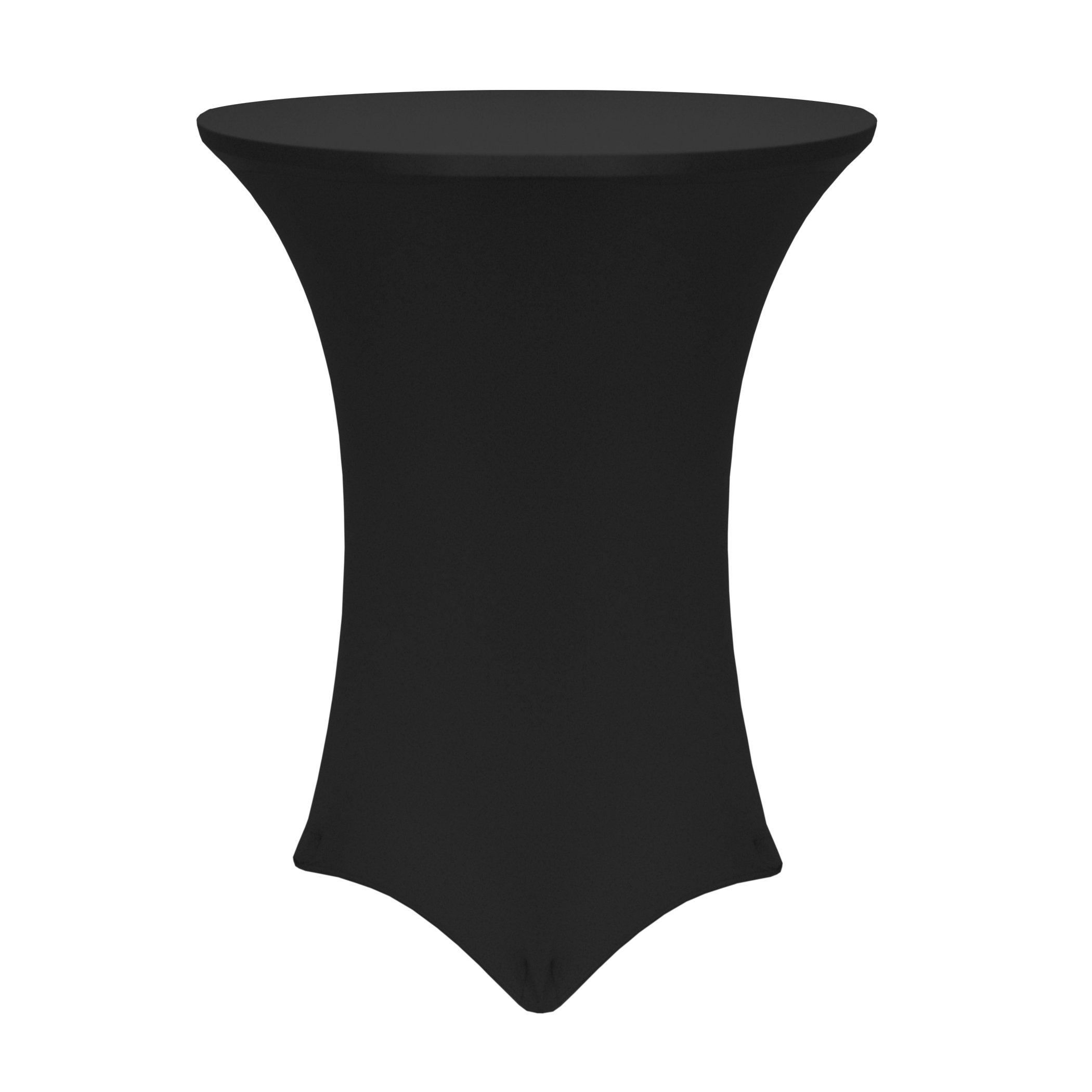 5-Pack 30-36 Inch Round Stretch Spandex Tablecloth - Elastic Fitted Cocktail Table Cover for 42