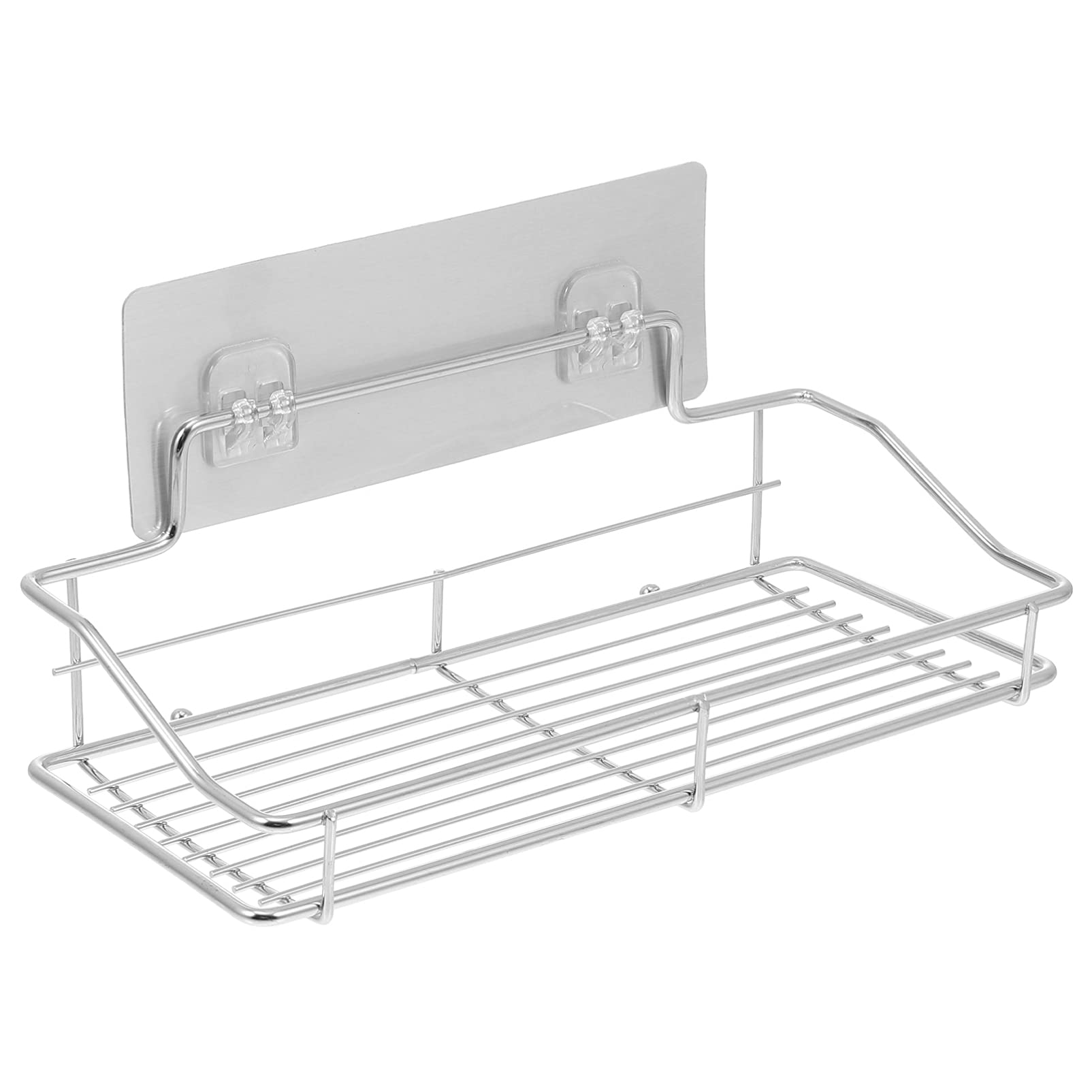 Cabilock Stainless Steel Shelving Set - Wall Mount Nail Rack, Shampoo & Cosmetic Organizer for Salon, Bathroom & Kitchen Storage - Durable Metal Shelves for Home & Commercial Use