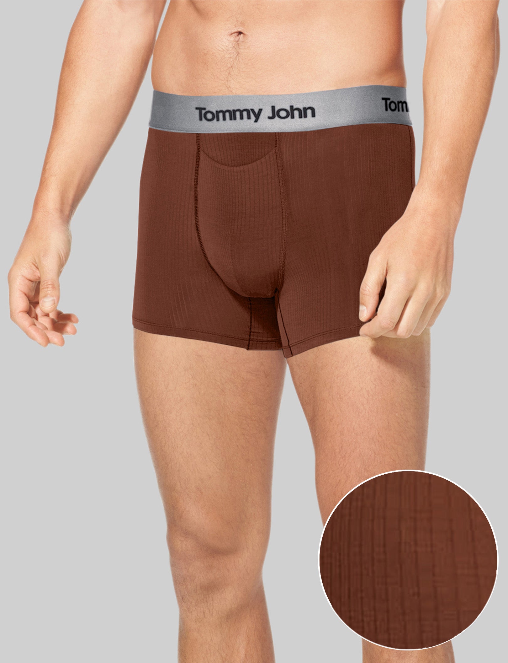 Second Skin Luxe Rib Trunk 4-Pack - Ultra Soft Men's Underwear for All-Day Comfort | Perfect for Workout, Lounge & Everyday Wear
