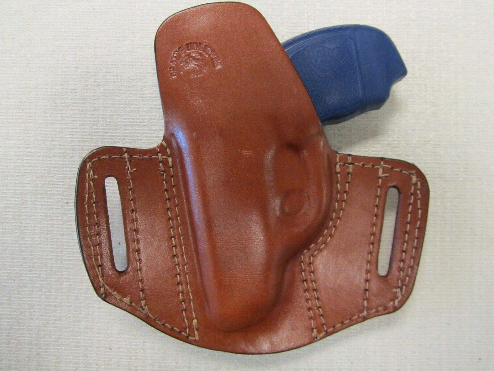 Taurus Spectrum Right Handed Brown Leather Pancake Holster - Concealed Carry, Everyday Use & Outdoor Activities