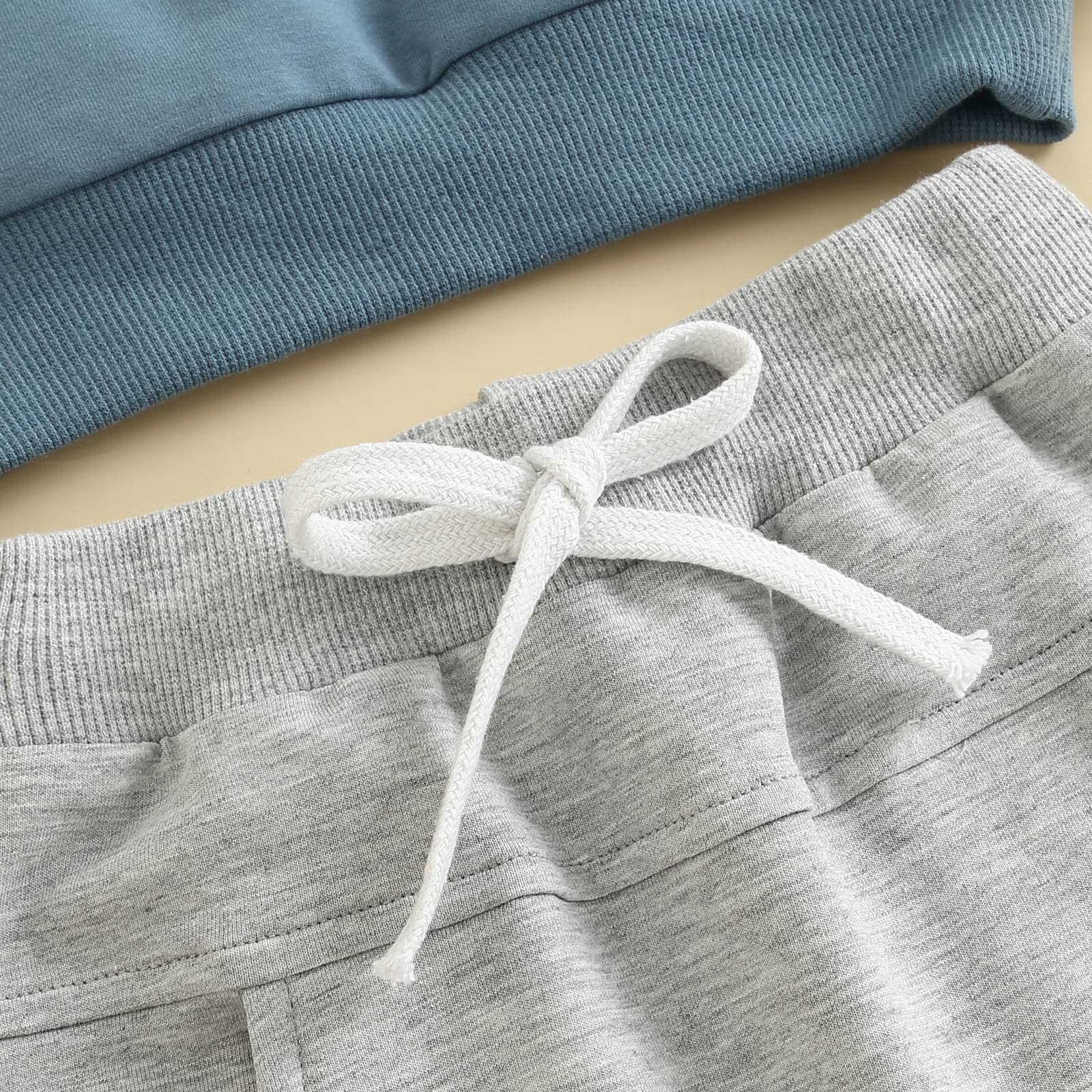 Fall & Winter Baby Boy Clothes Set - Cozy Sweatshirt & Long Pants Sweatsuit Outfit for Toddlers | Cute Infant Boy Fashion for Playdates & Family Photos