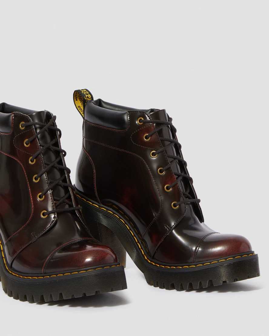 AVERIL Women's Arcadia Leather Heeled Ankle Boots - Stylish & Comfortable for Work, Parties & Night Out